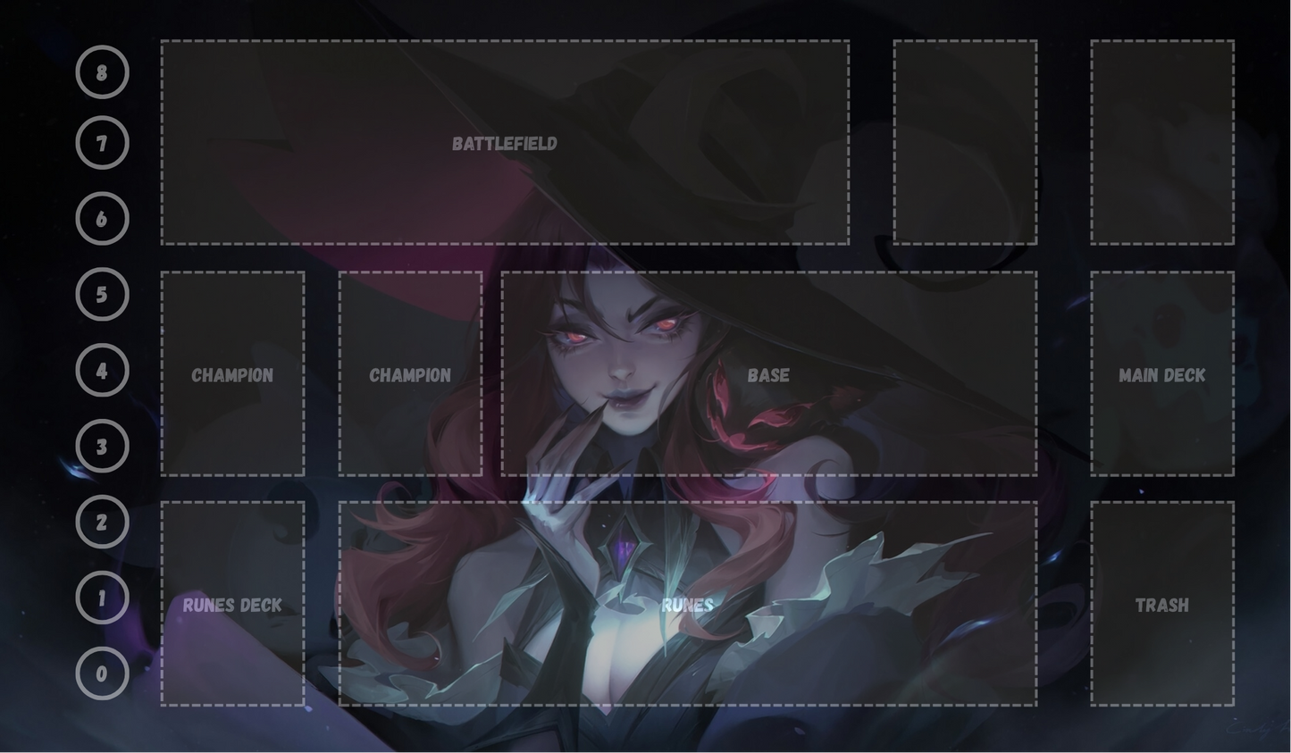 Miss Fortune V13 - RiftBound Trading Card Game Playmat