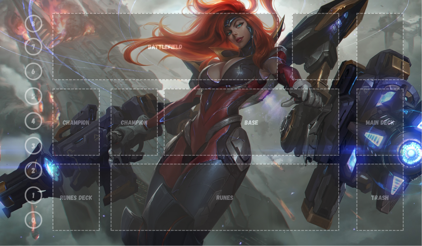 Miss Fortune V16 - RiftBound Trading Card Game Playmat