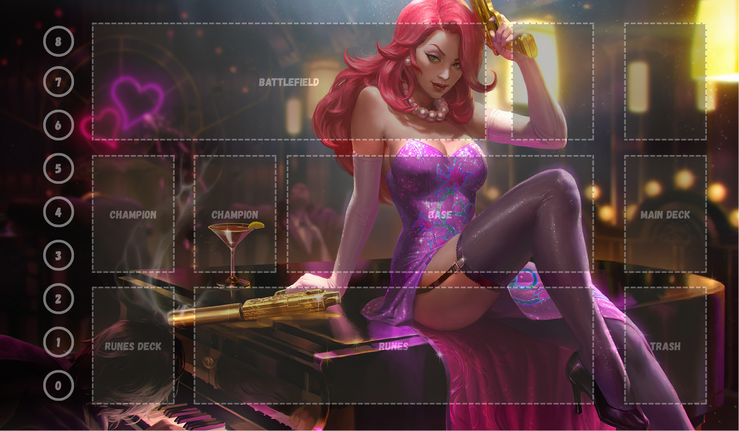 Miss Fortune V1 - RiftBound Trading Card Game Playmat