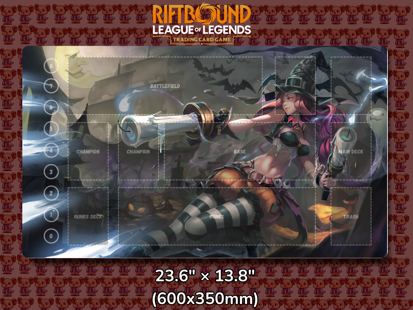 Miss Fortune V2 - RiftBound Trading Card Game Playmat Mockup