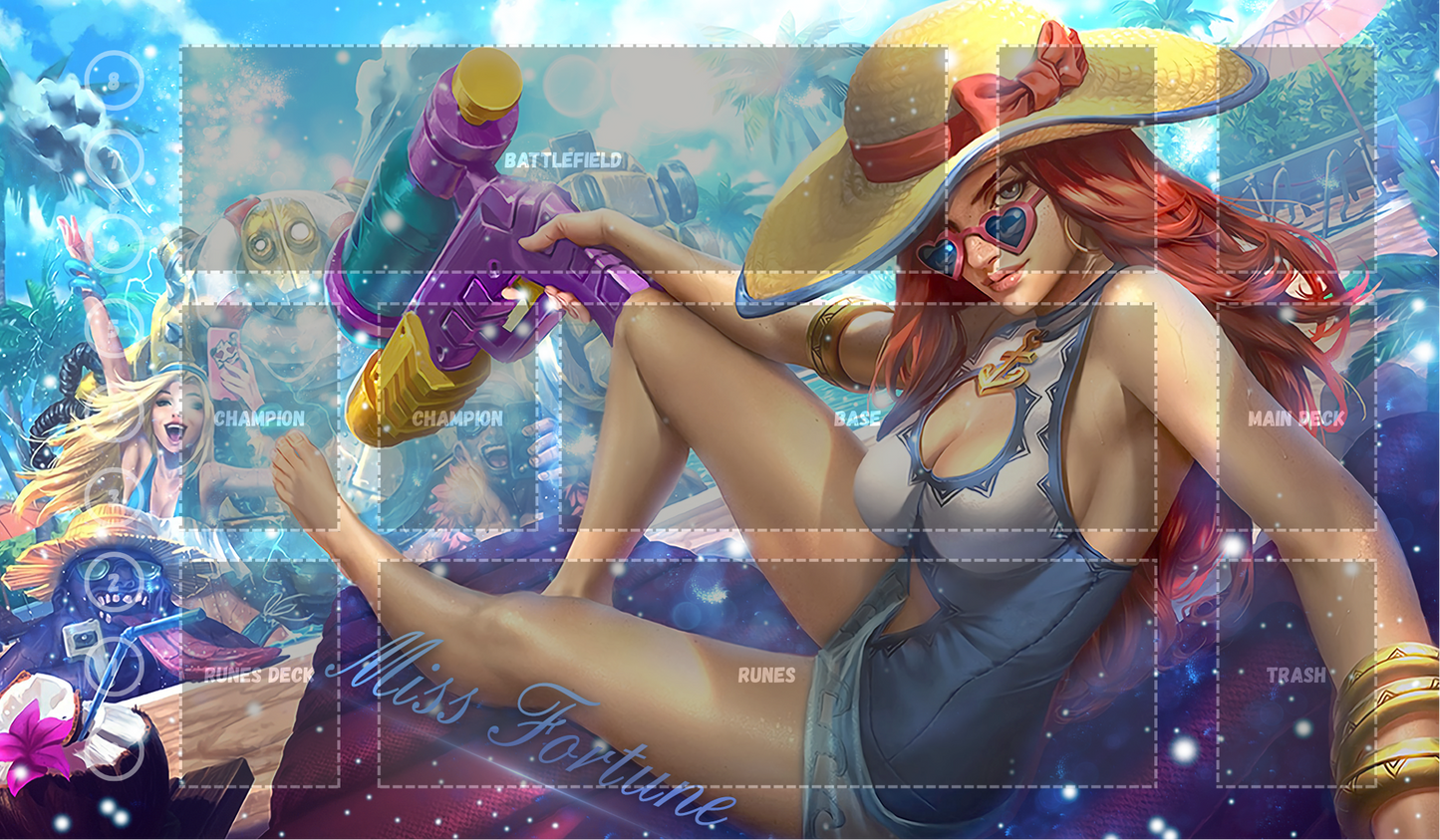 Miss Fortune V3 - RiftBound Trading Card Game Playmat