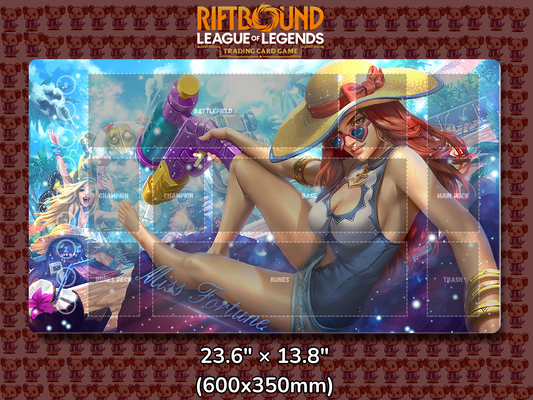 Miss Fortune V3 - RiftBound Trading Card Game Playmat Mockup