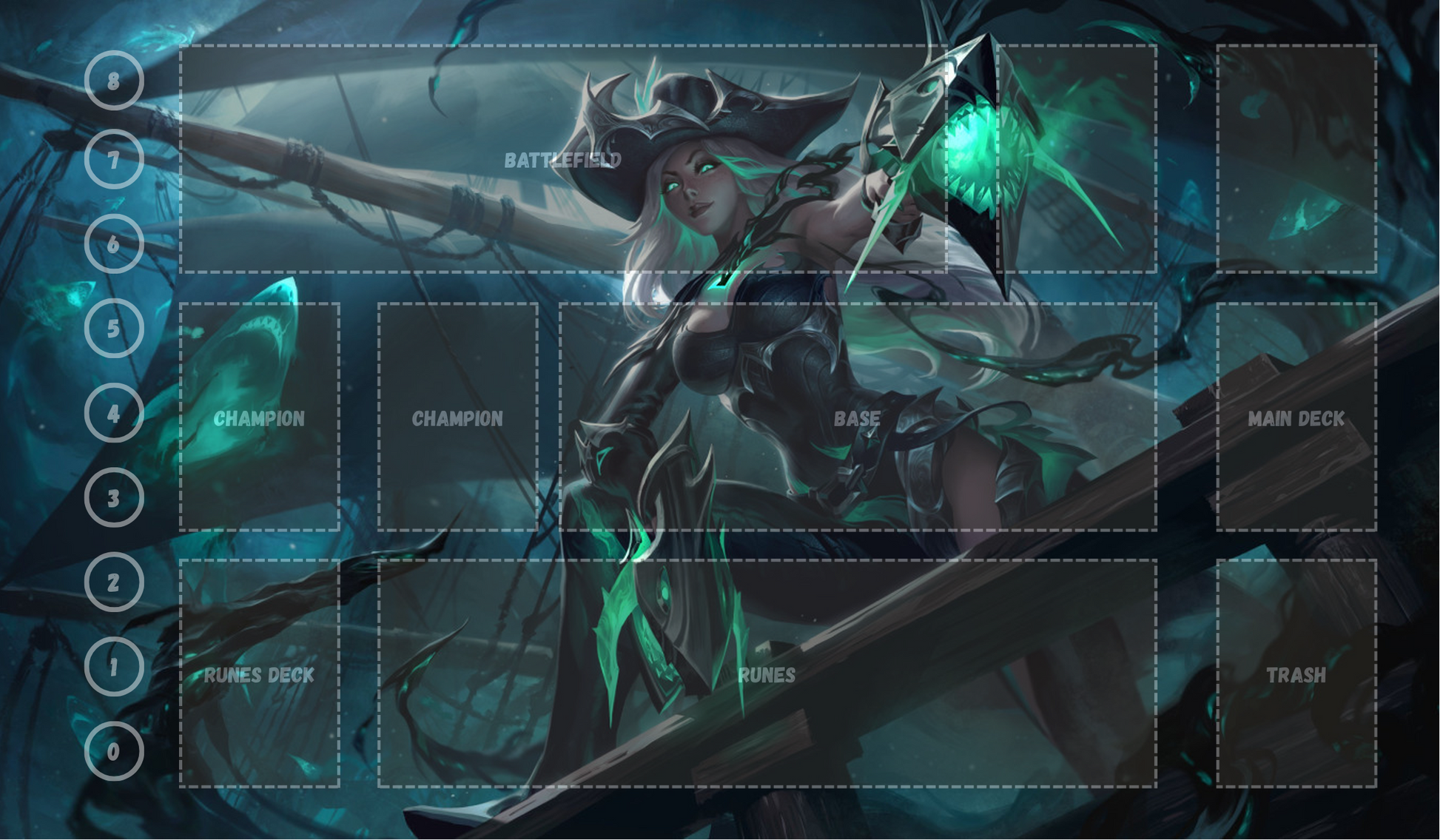 Miss Fortune V9 - RiftBound Trading Card Game Playmat