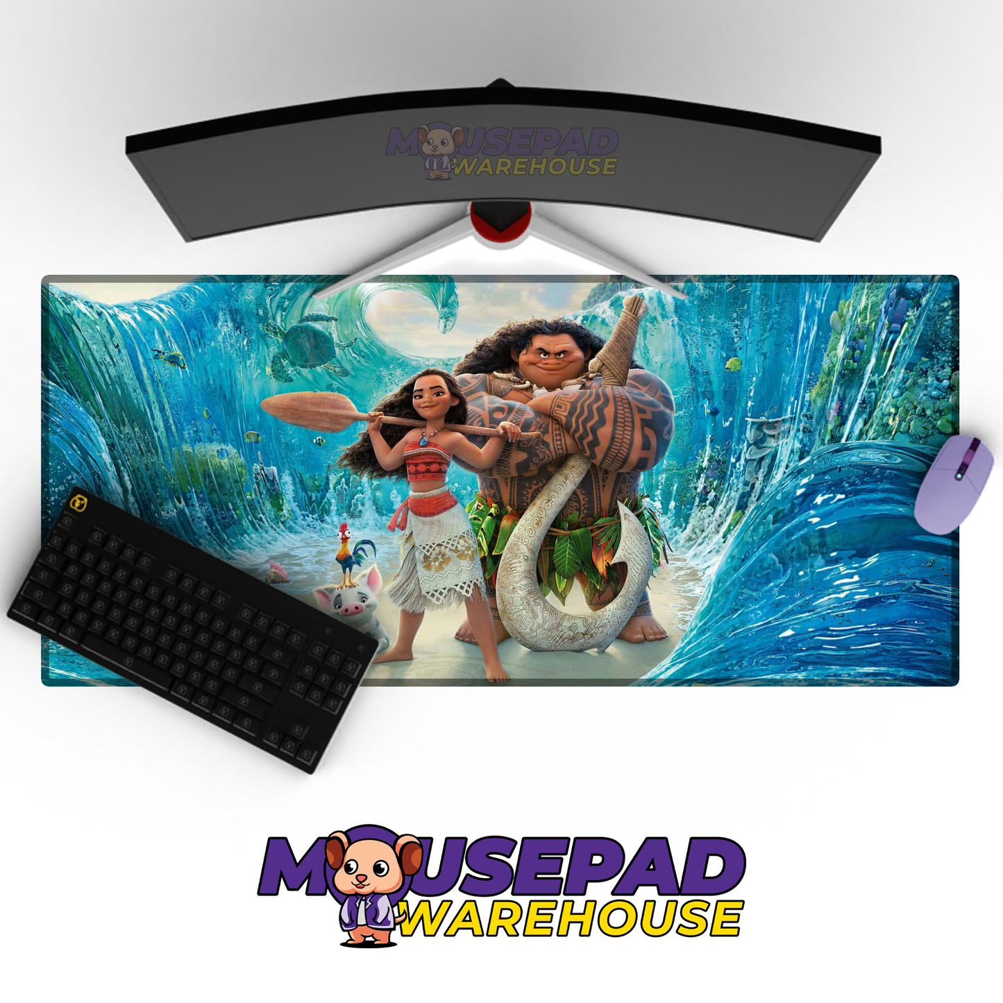 Moana V8 Mousepad Mockup