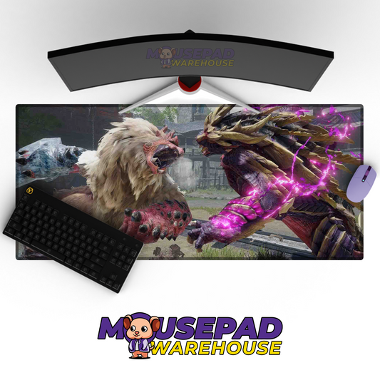 Monster Hunter V10 Mousepad Mockup