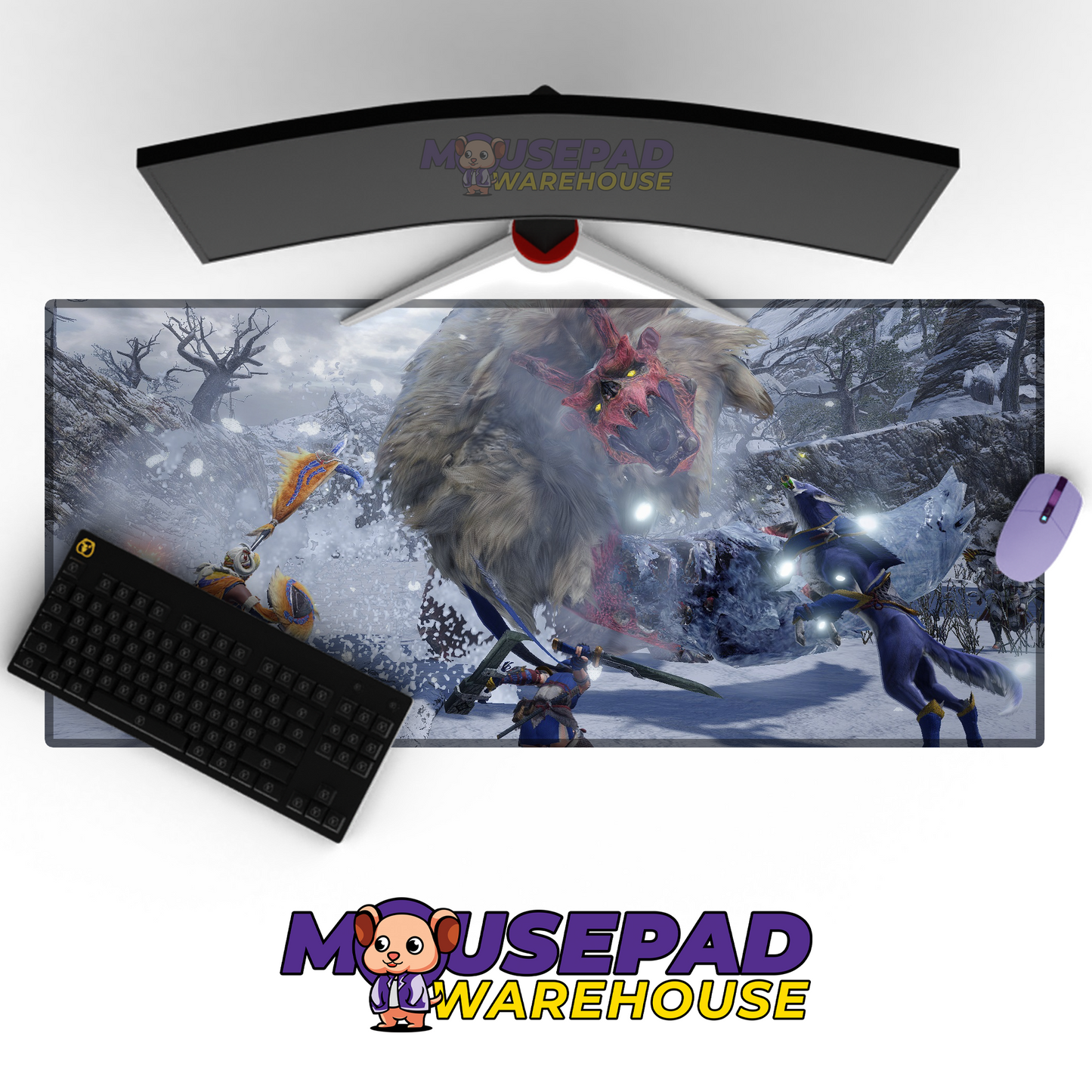 Monster Hunter V13 Mousepad Mockup