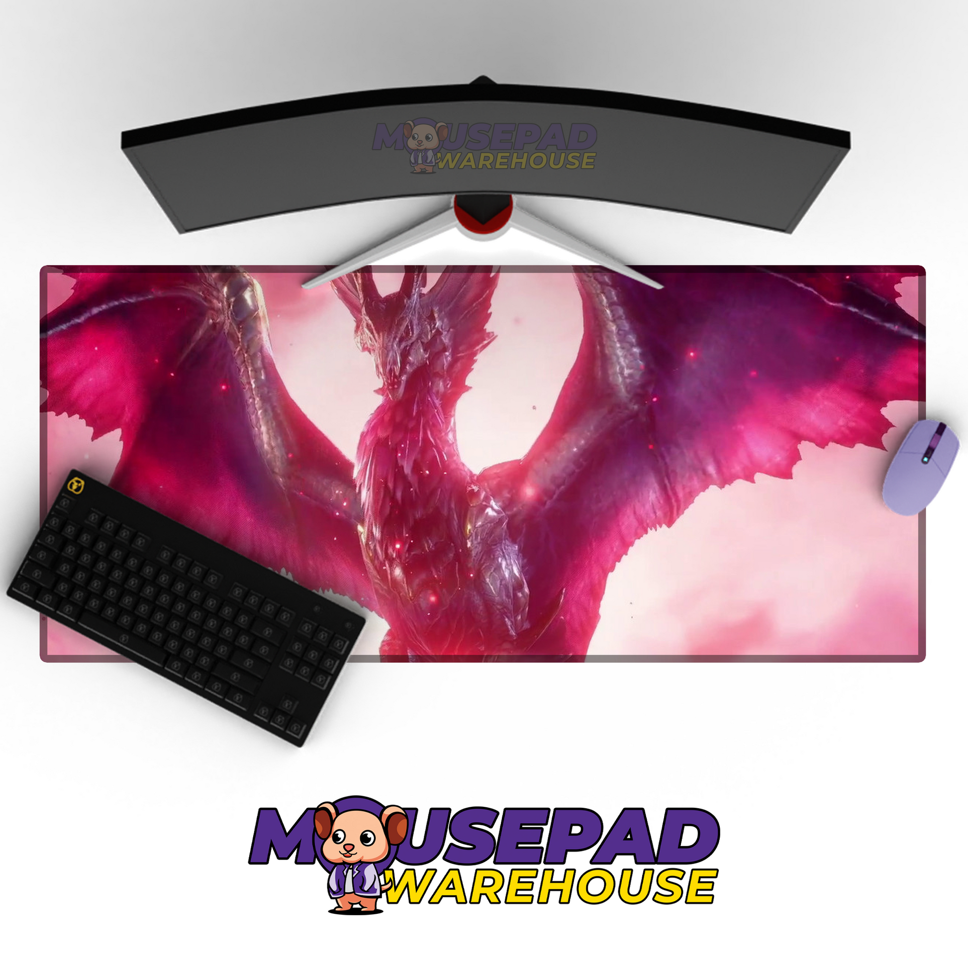Monster Hunter V14 Mousepad Mockup