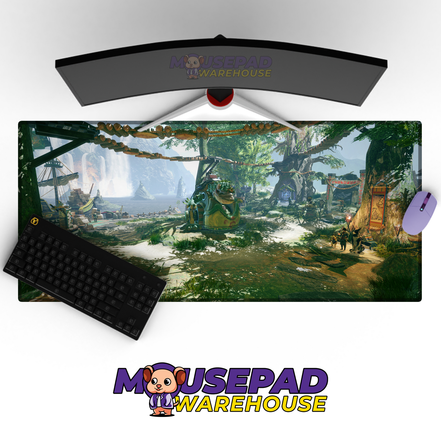 Monster Hunter V19 Mousepad Mockup