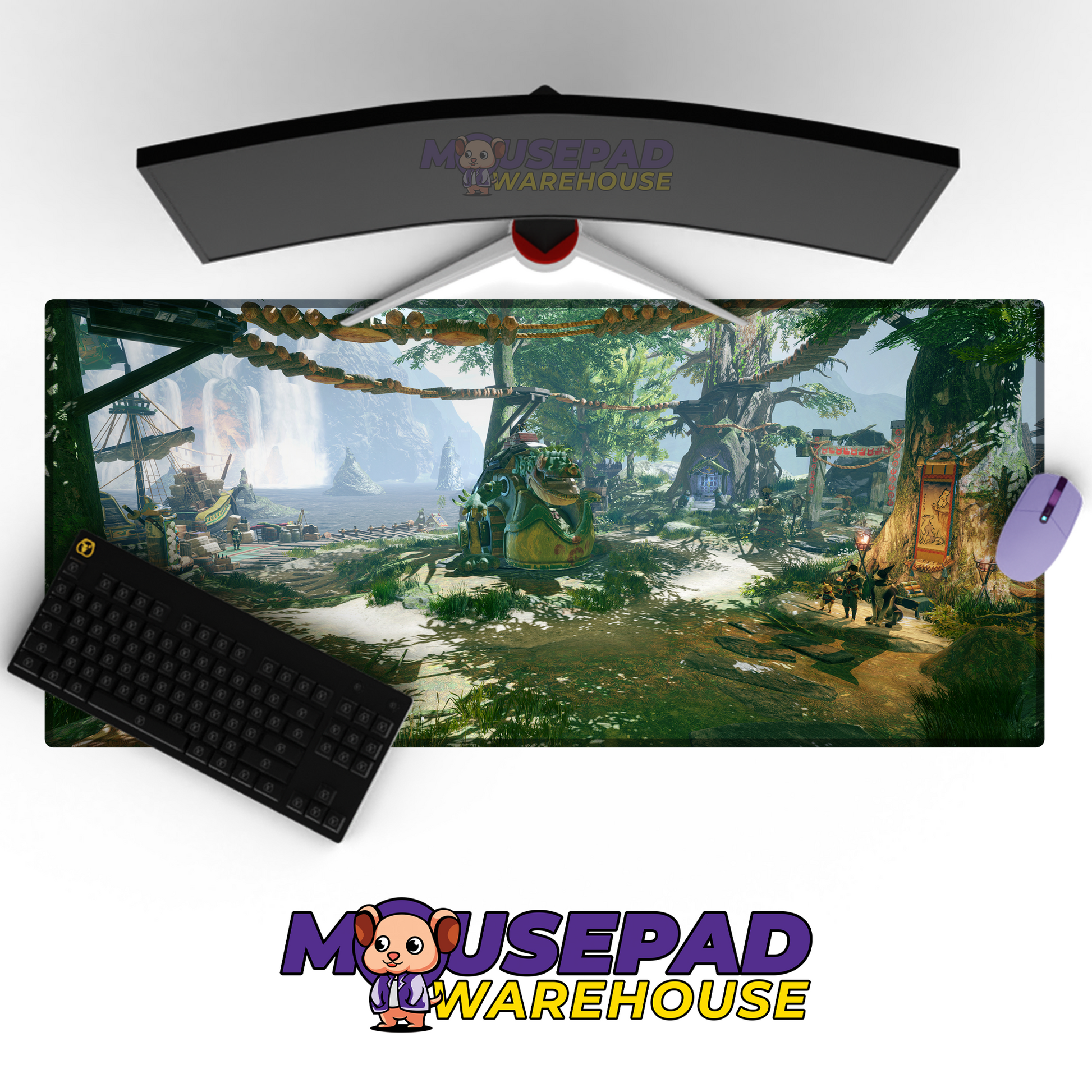 Monster Hunter V19 Mousepad Mockup