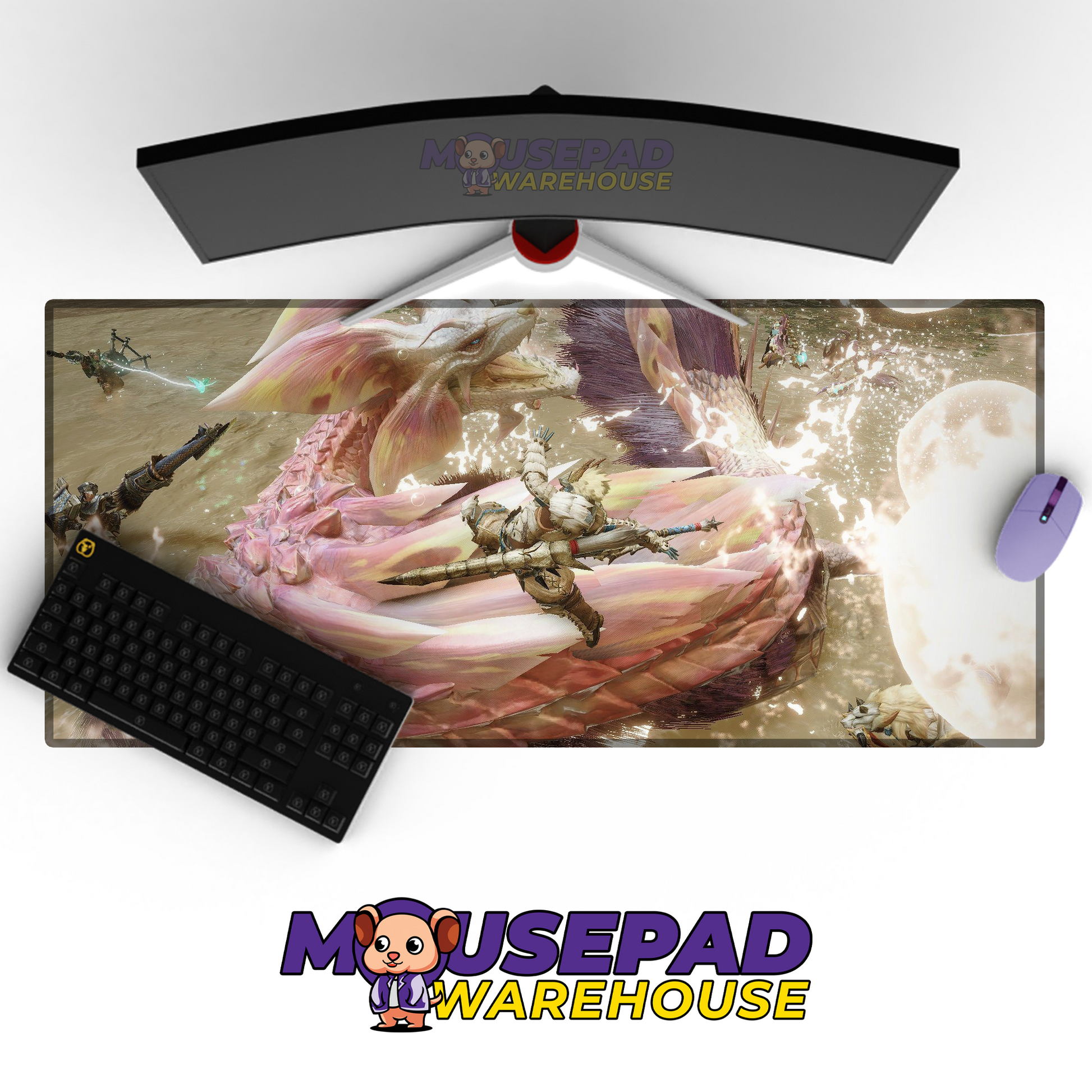 Monster Hunter V20 Mousepad Mockup