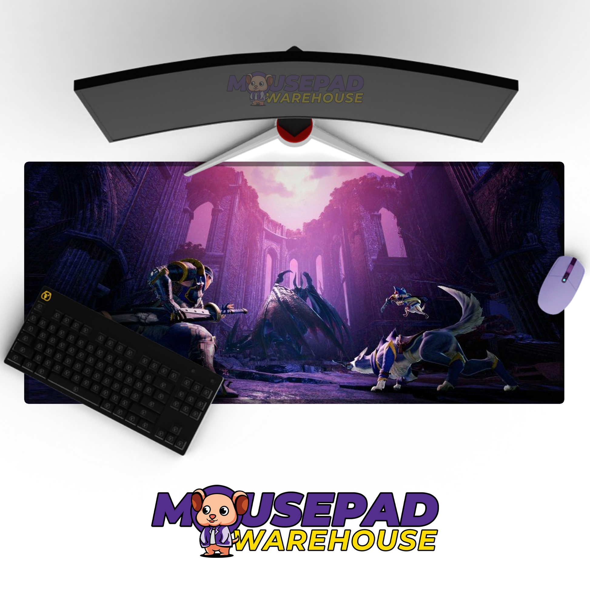 Monster Hunter V22 Mousepad Mockup