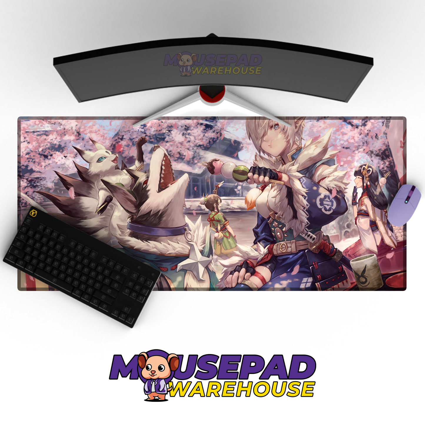 Monster Hunter V24 Mousepad Mockup