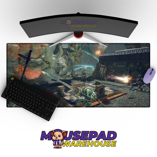 Monster Hunter V25 Mousepad Mockup