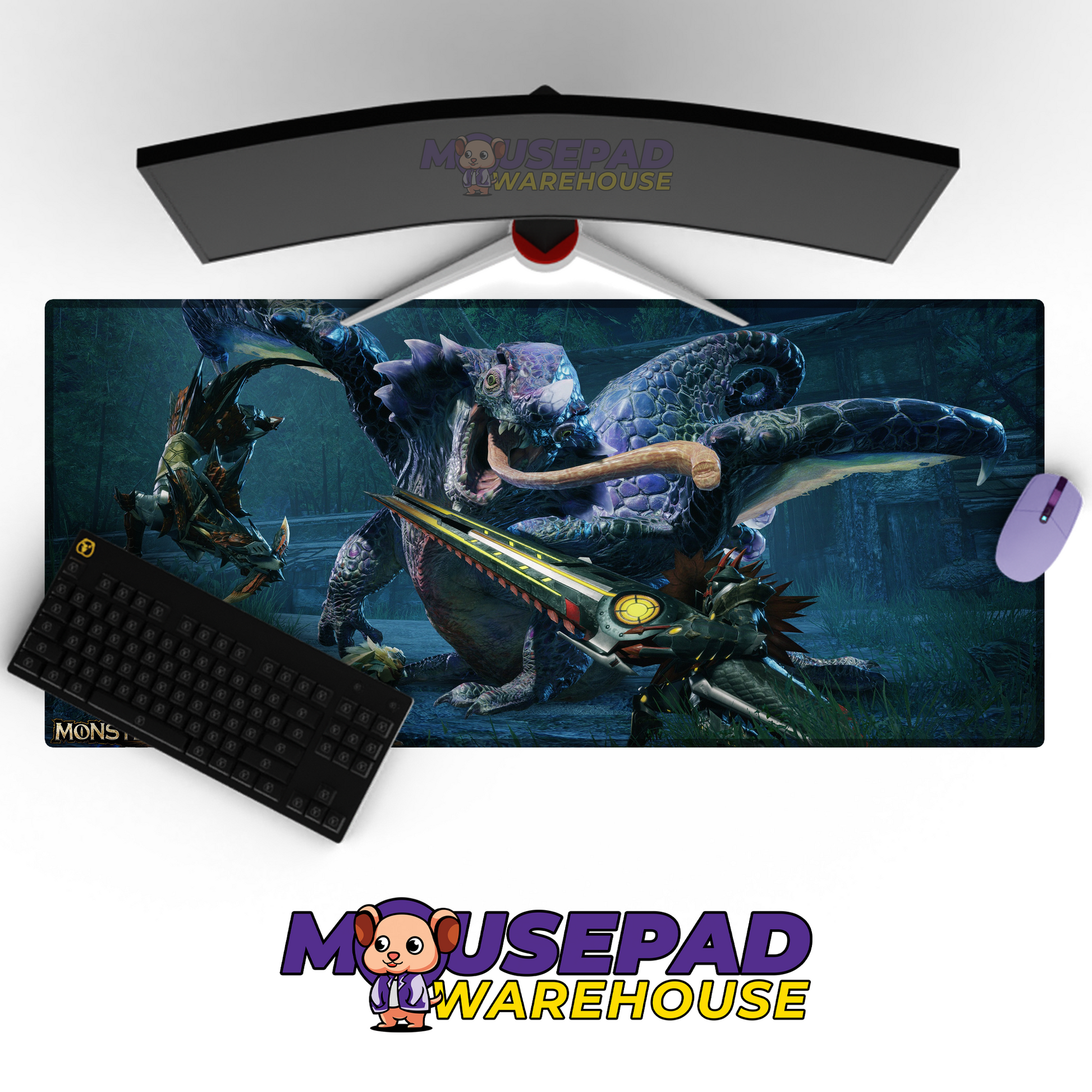 Monster Hunter V26 Mousepad Mockup