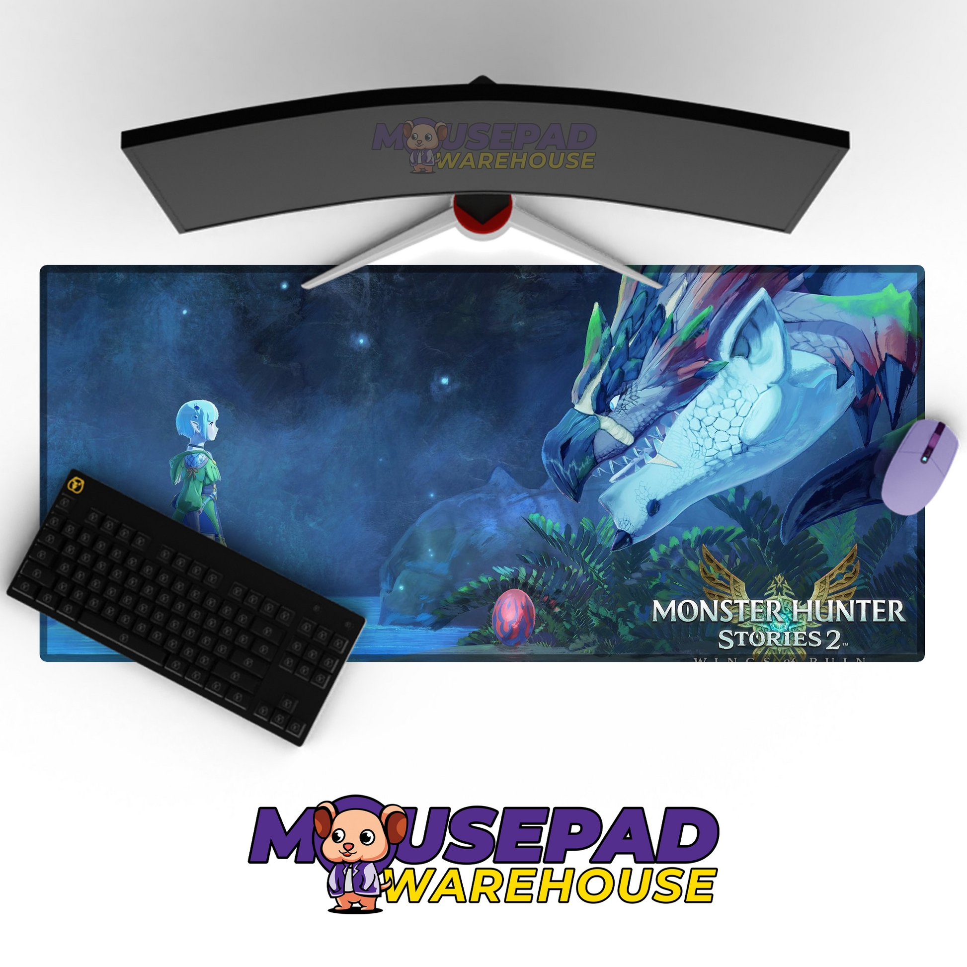Monster Hunter V28 Mousepad Mockup