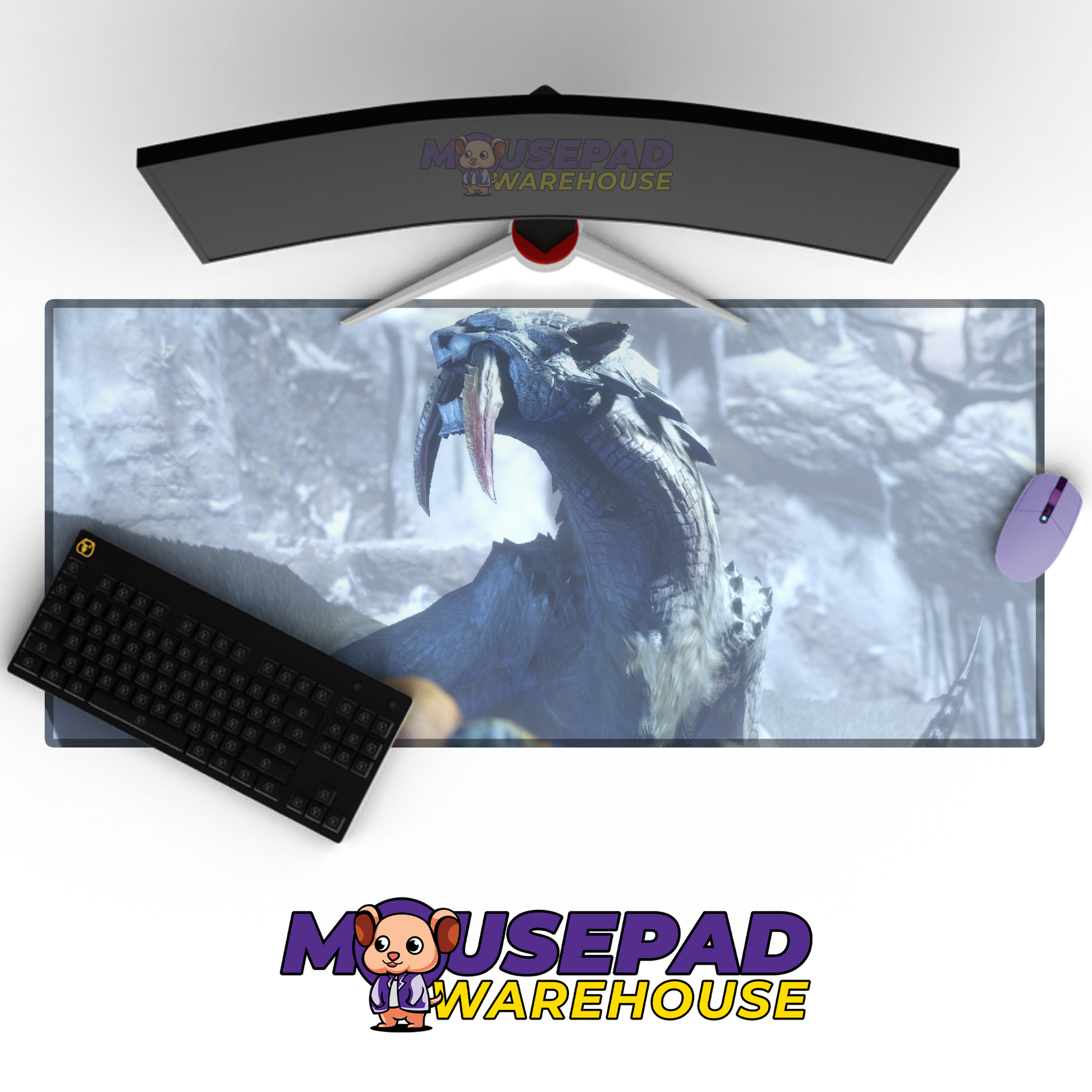 Monster Hunter V2 Mousepad Mockup