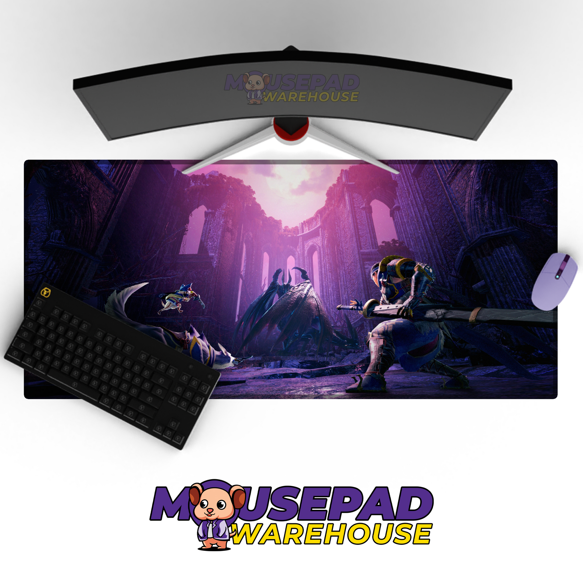 Monster Hunter V30 Mousepad Mockup