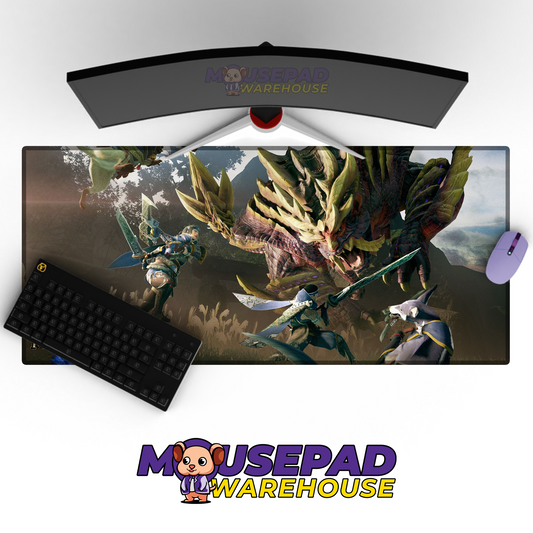 Monster Hunter V33 Mousepad Mockup