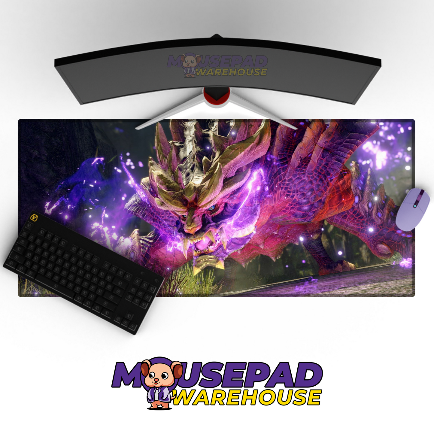 Monster Hunter V34 Mousepad Mockup