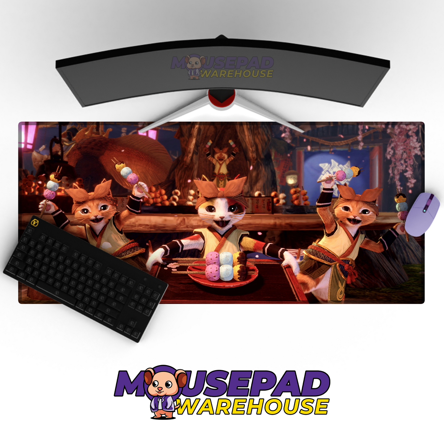 Monster Hunter V35 Mousepad Mockup
