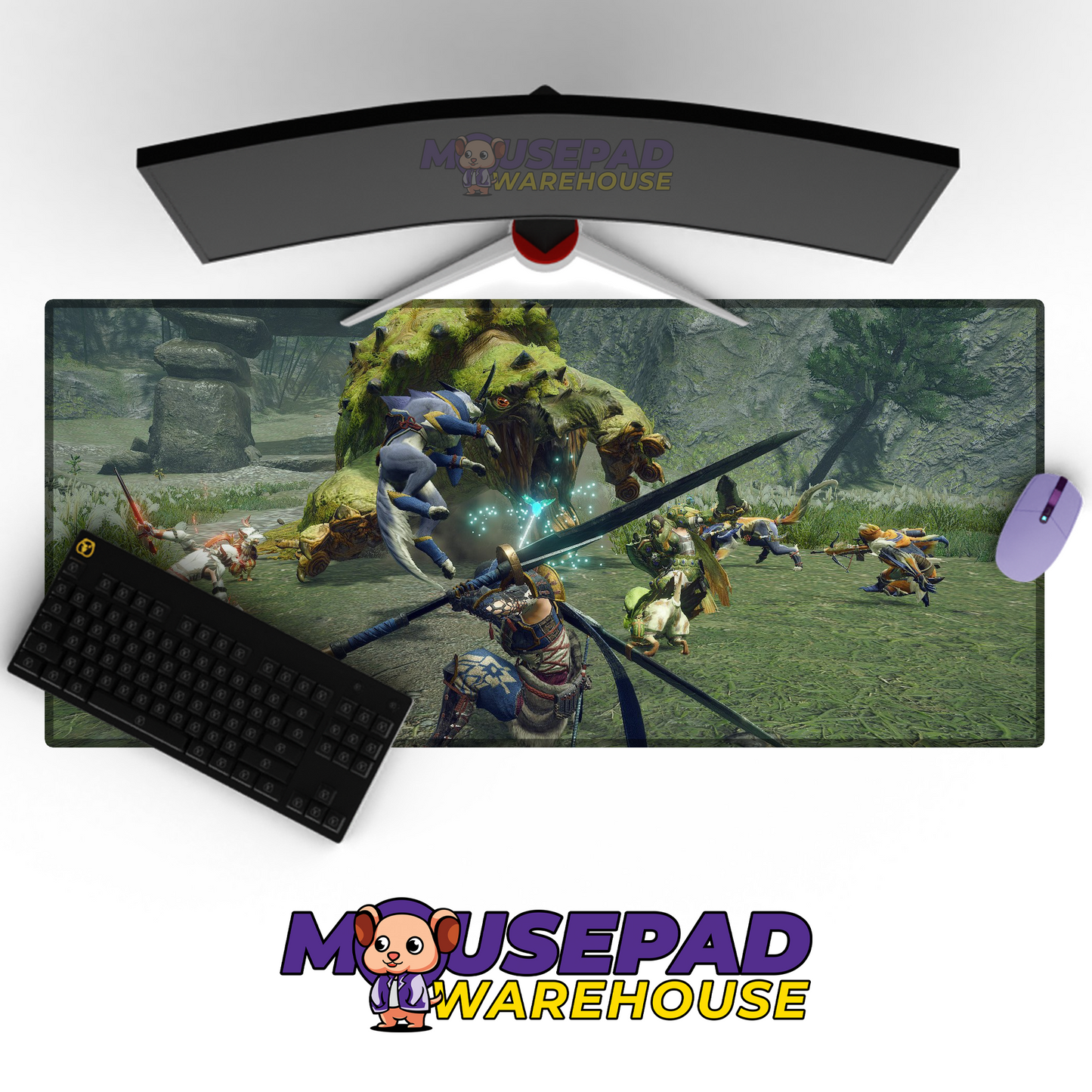 Monster Hunter V3 Mousepad Mockup