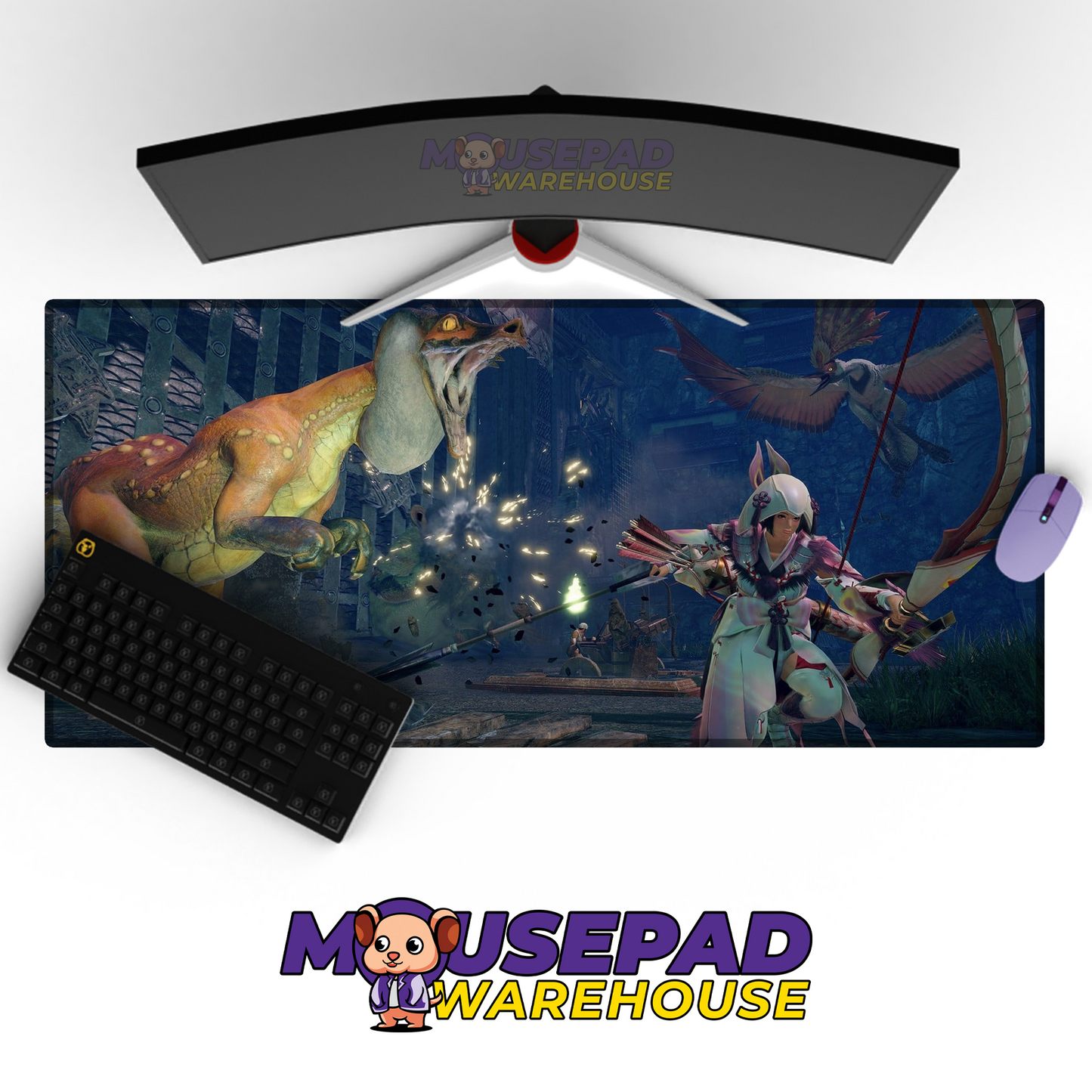Monster Hunter V5 Mousepad Mockup