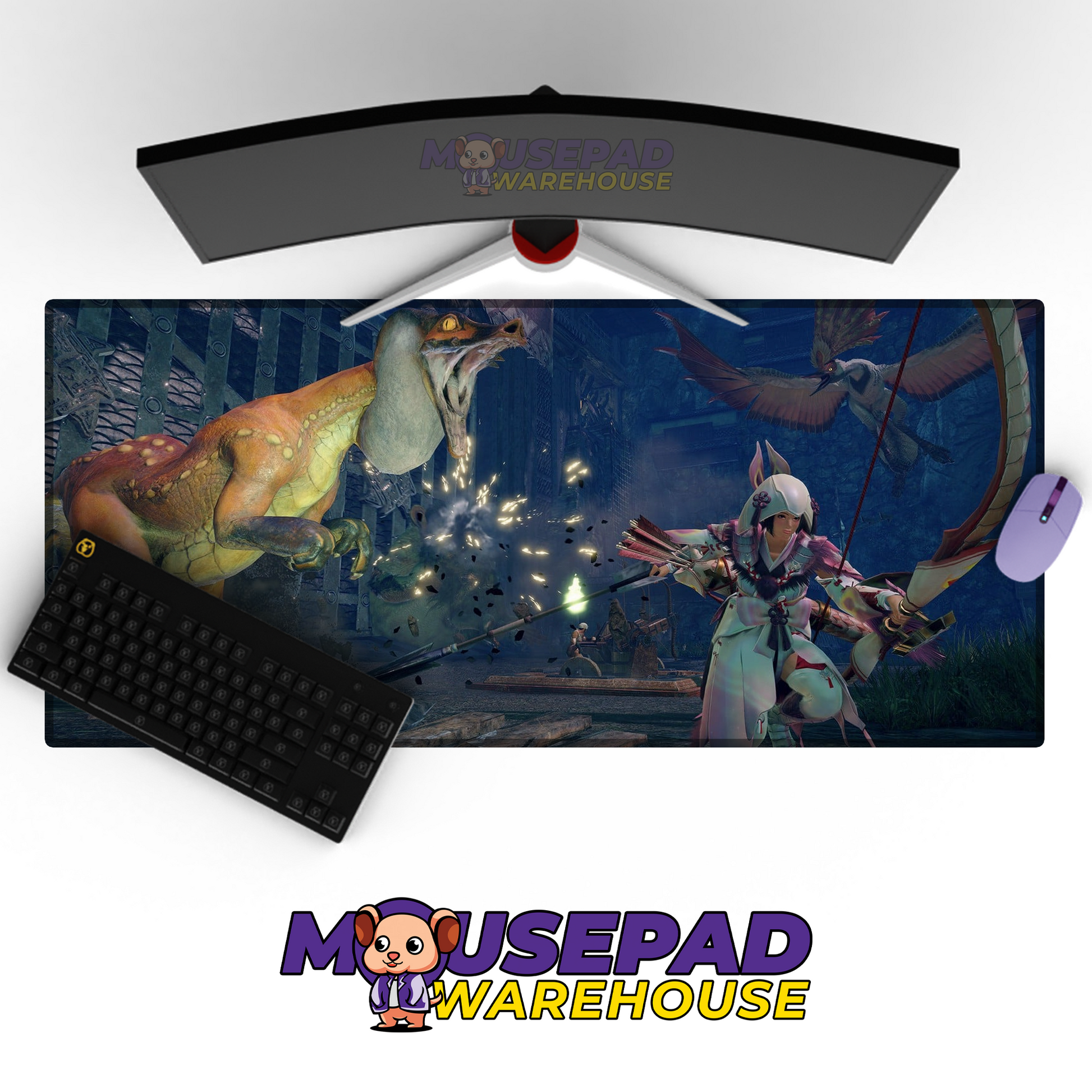 Monster Hunter V5 Mousepad Mockup