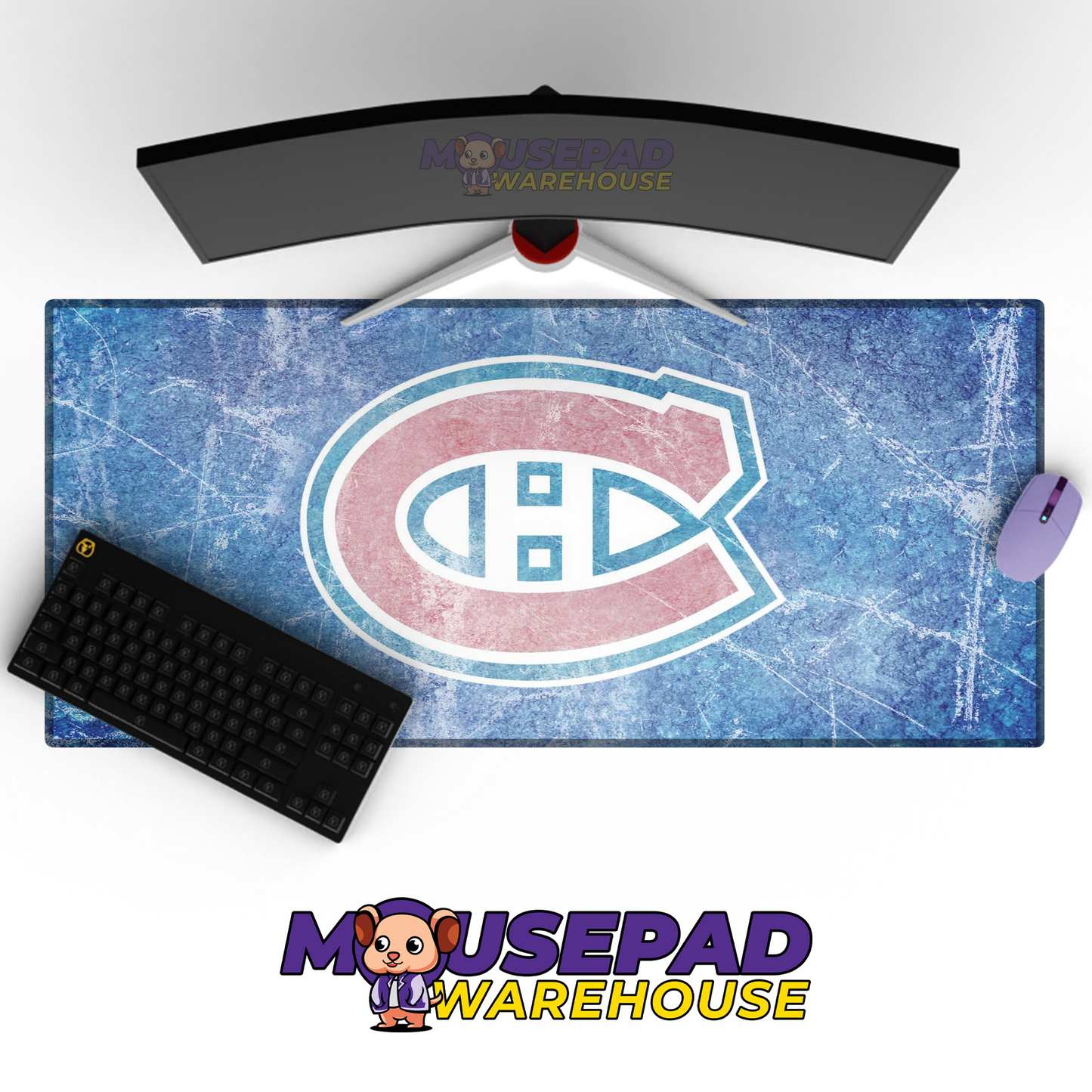 Montreal Canadiens V11 Mousepad Deskmat Mockup