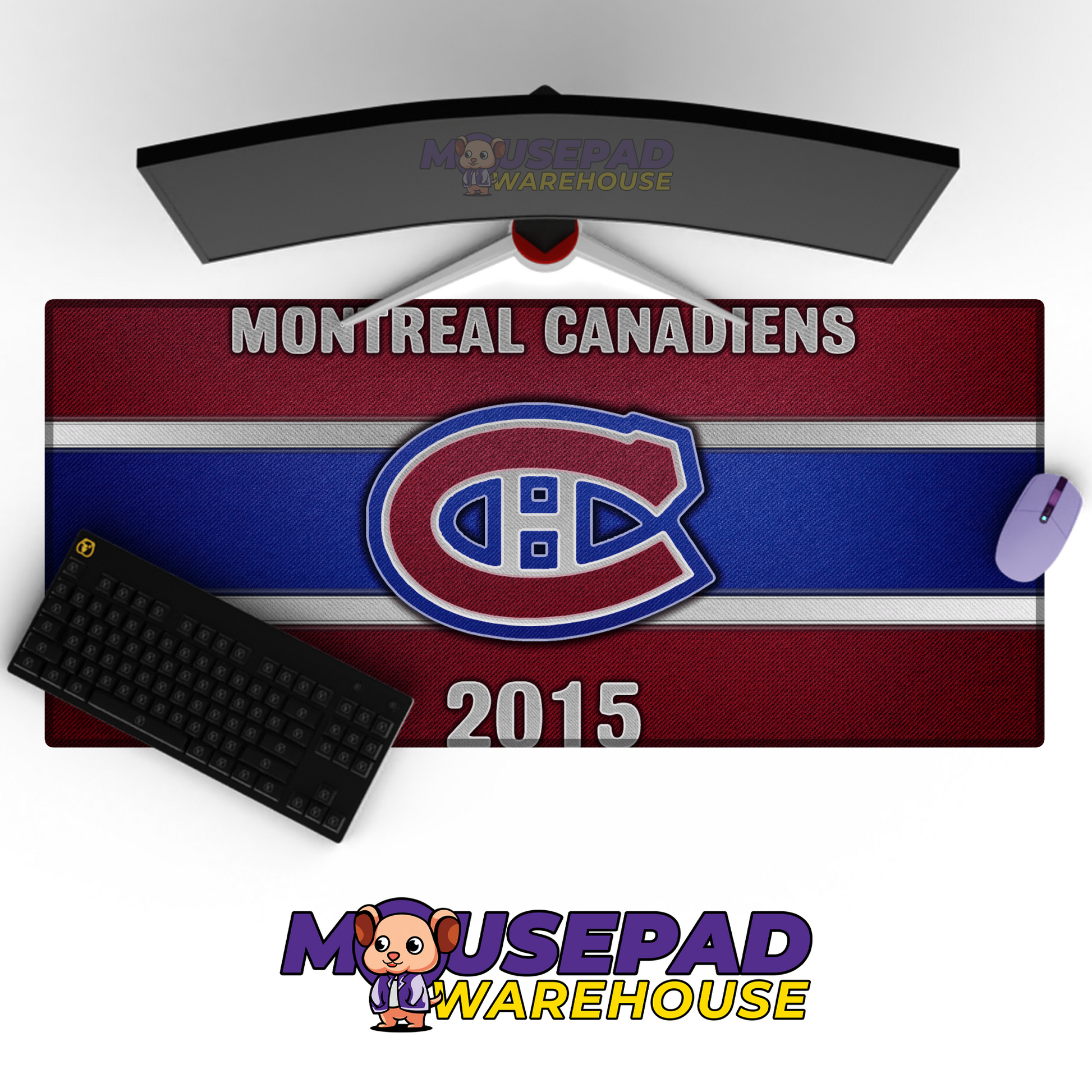 Montreal Canadiens V13 Mousepad Deskmat Mockup