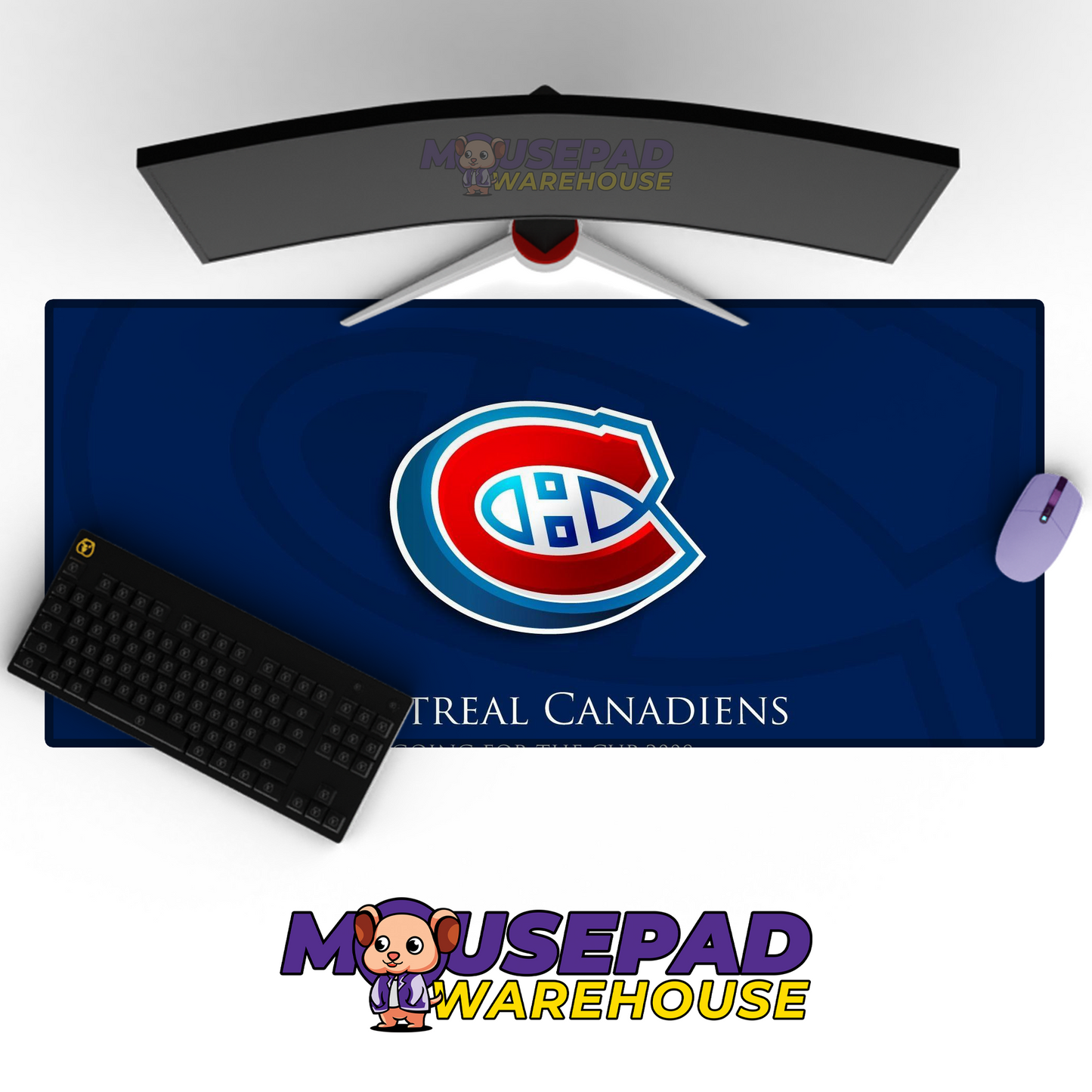 Montreal Canadiens V14 Mousepad Deskmat Mockup