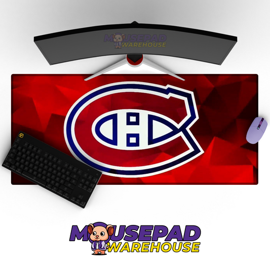 Montreal Canadiens V17 Mousepad Deskmat Mockup