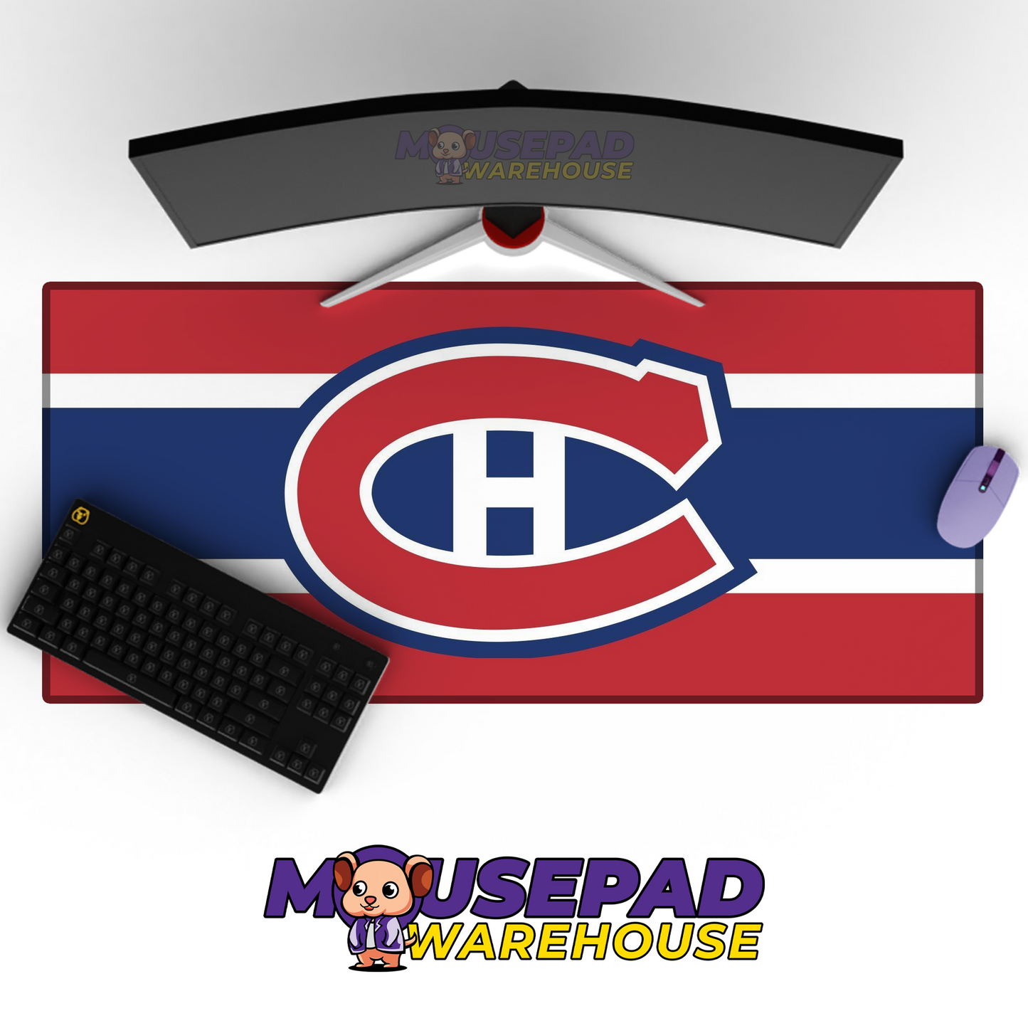 Montreal Canadiens V20 Mousepad Deskmat Mockup
