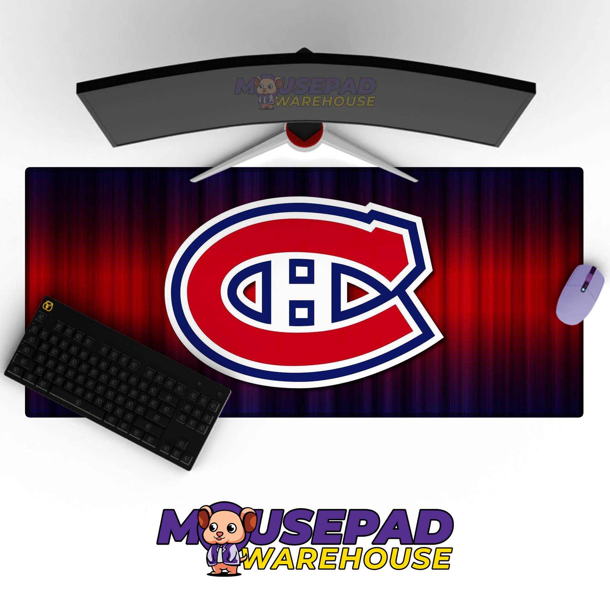 Montreal Canadiens V21 Mousepad Deskmat Mockup