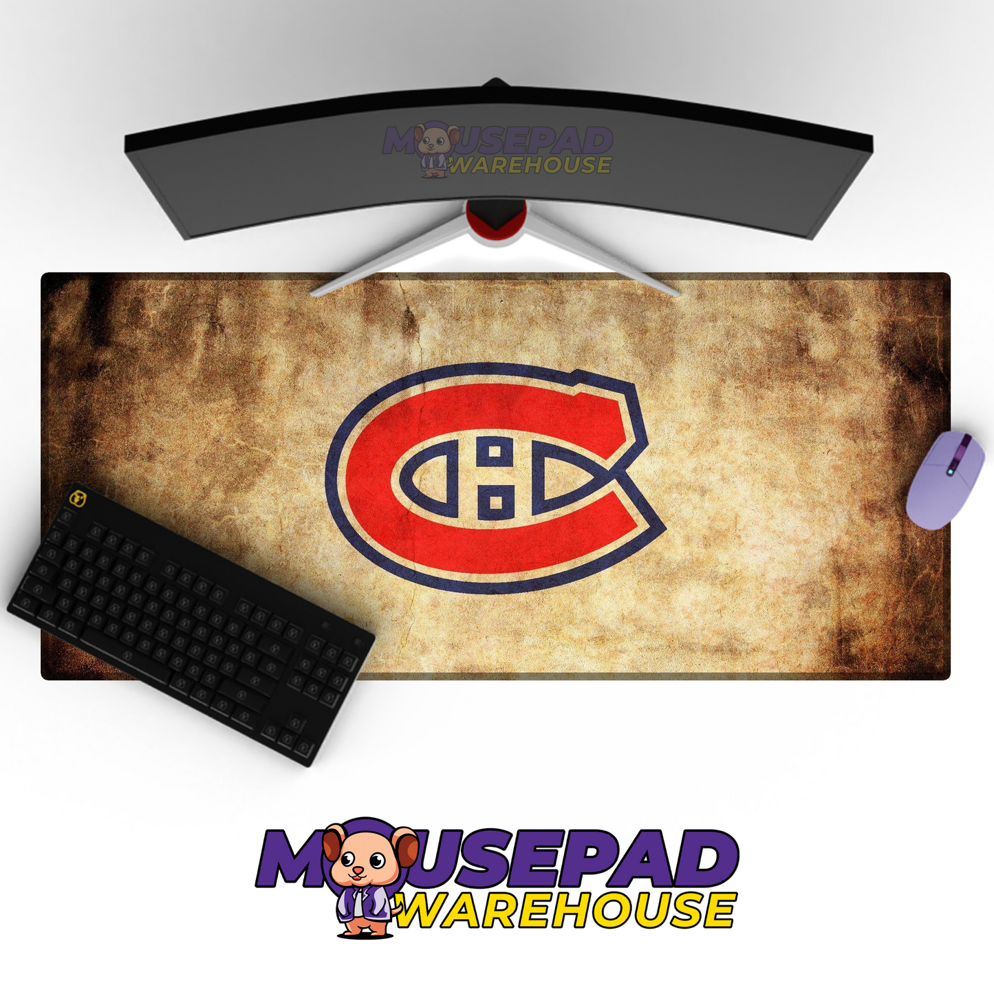 Montreal Canadiens V22 Mousepad Deskmat Mockup