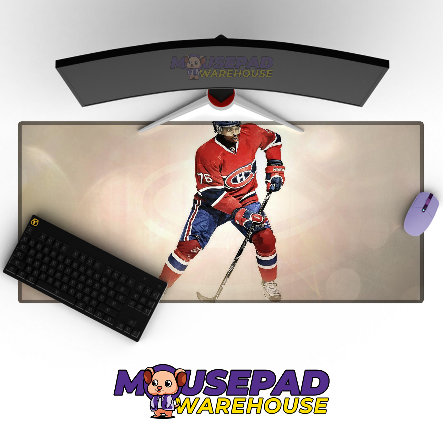 Montreal Canadiens V26 Mousepad Deskmat Mockup