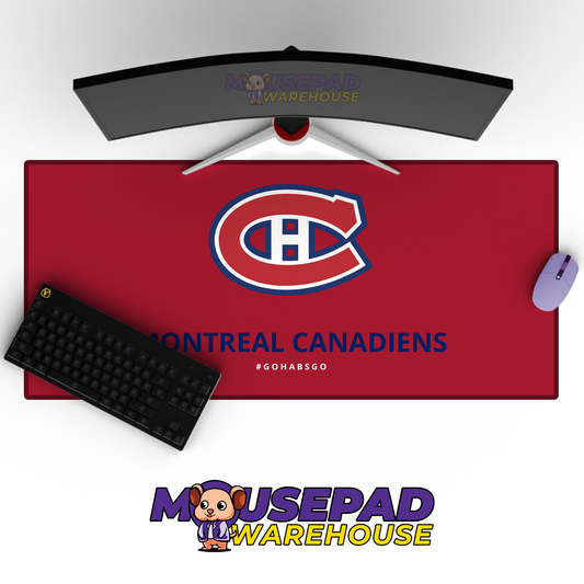 Montreal Canadiens V28 Mousepad Deskmat Mockup