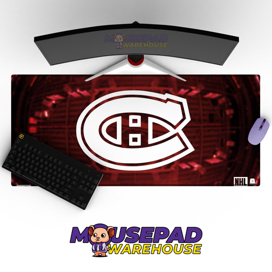 Montreal Canadiens V2 Mousepad Deskmat Mockup