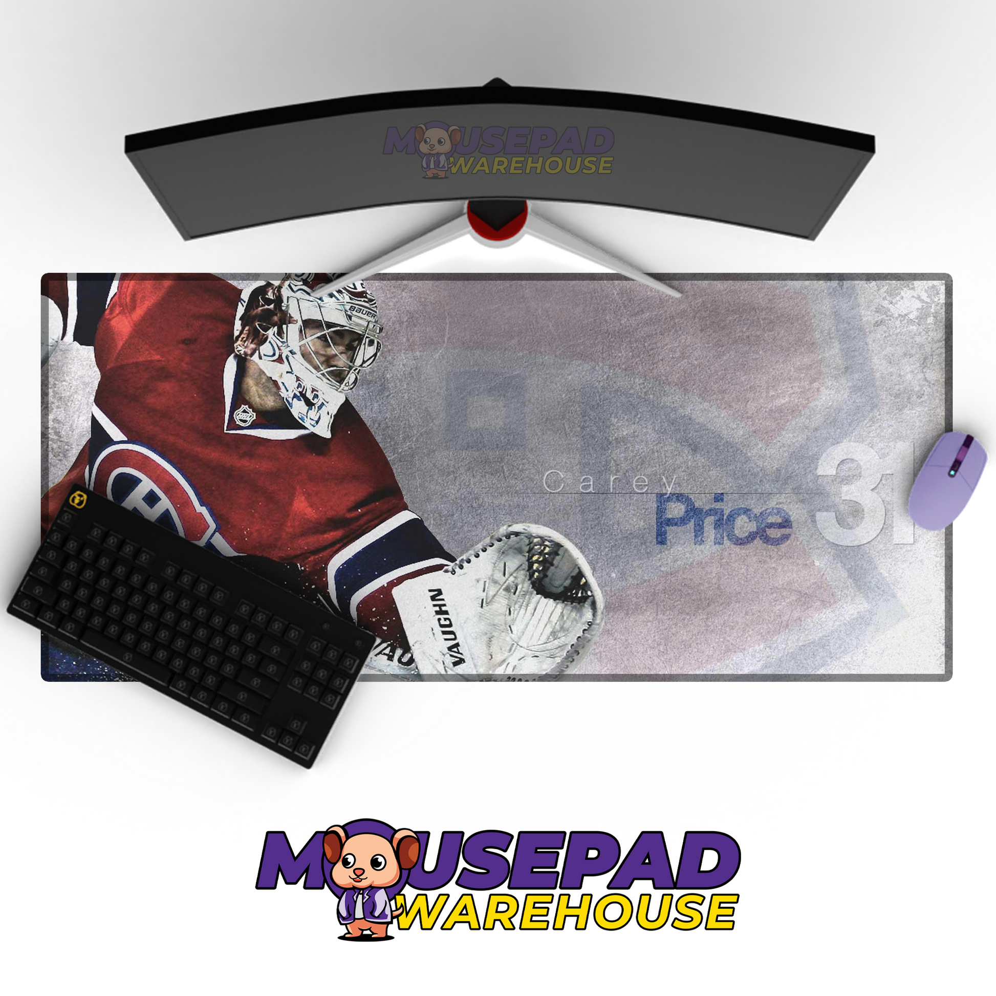 Montreal Canadiens V31 Mousepad Deskmat Mockup