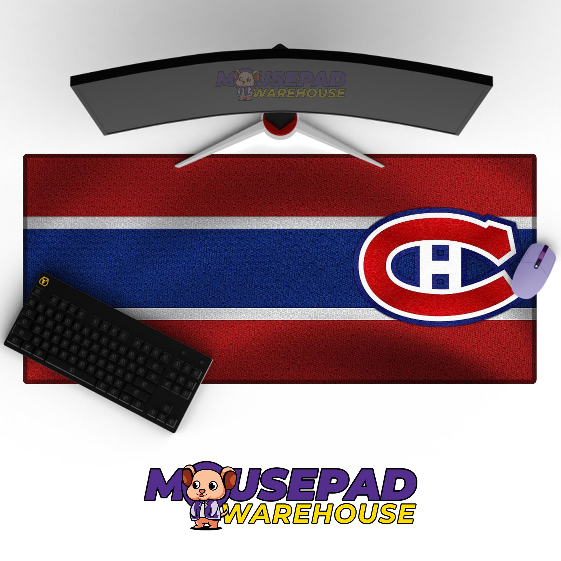 Montreal Canadiens V5 Mousepad Deskmat Mockup