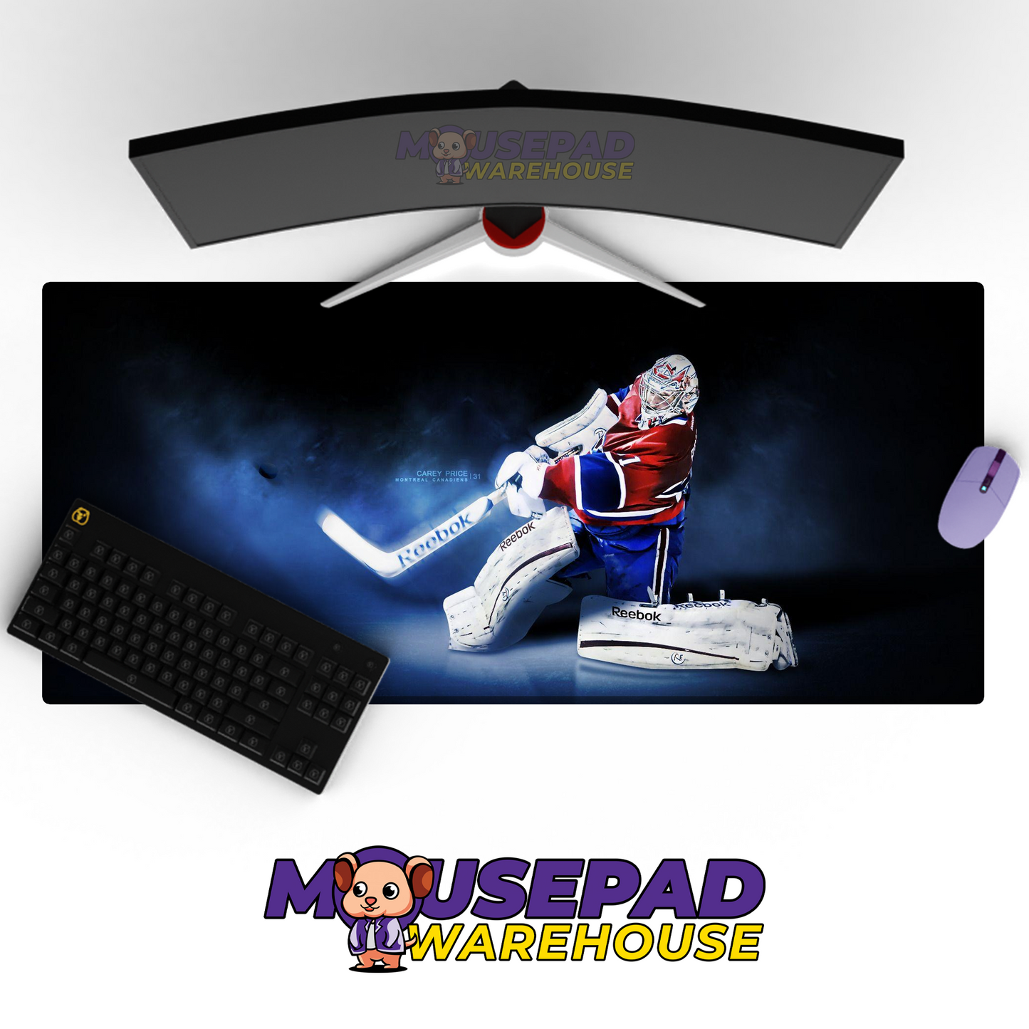 Montreal Canadiens V6 Mousepad Deskmat Mockup