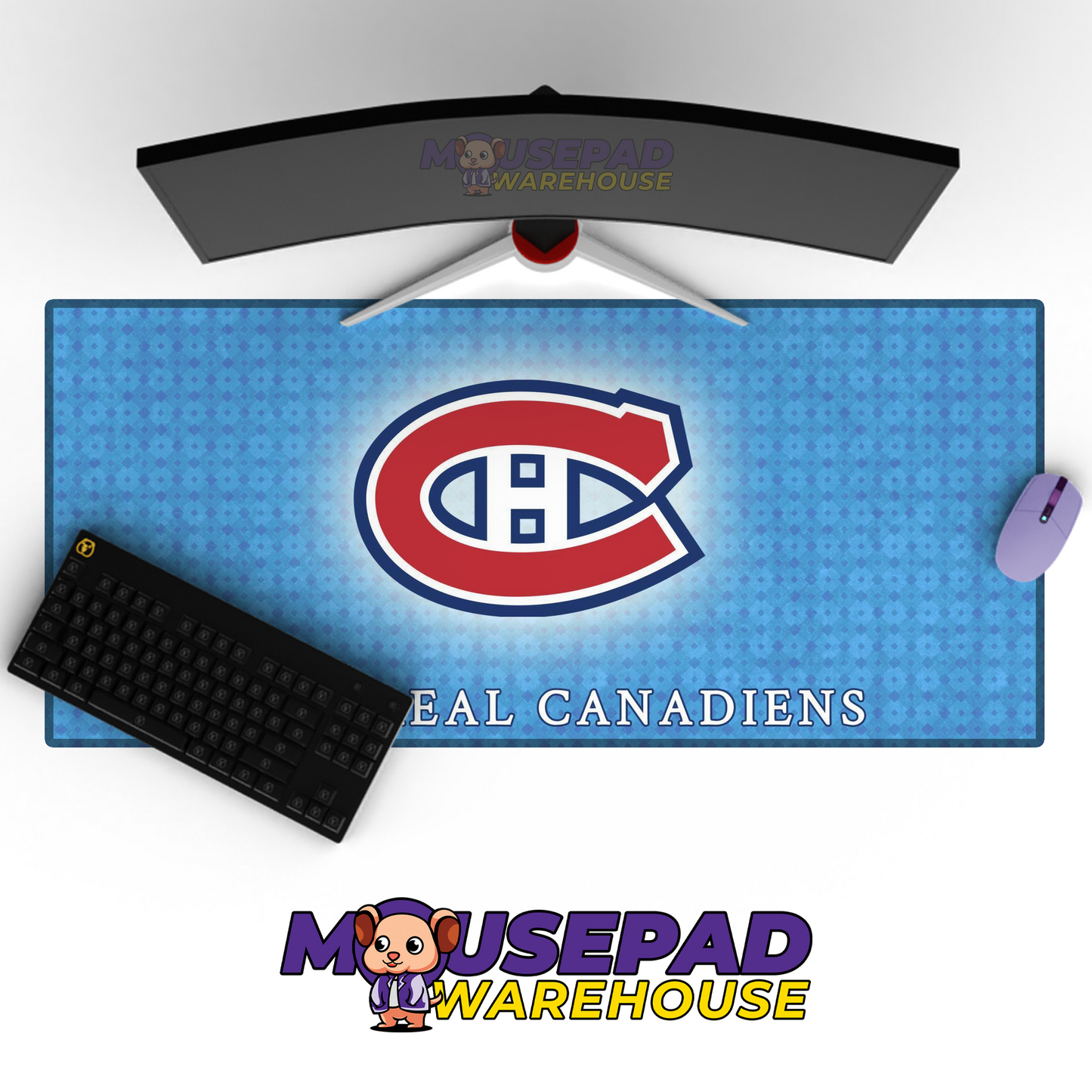 Montreal Canadiens V8 Mousepad Deskmat Mockup
