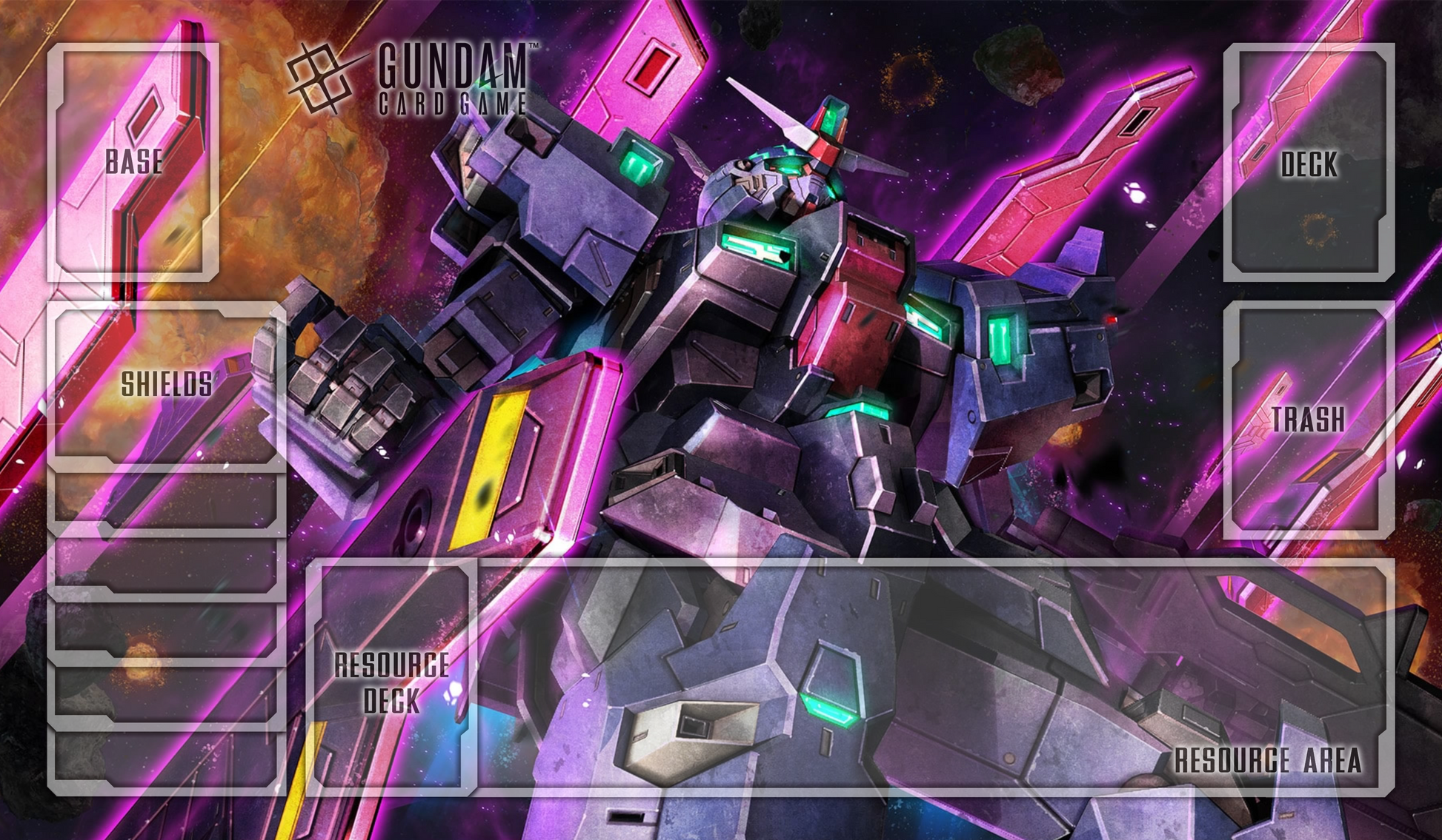 Moon Doors Gundam TCG Playmat