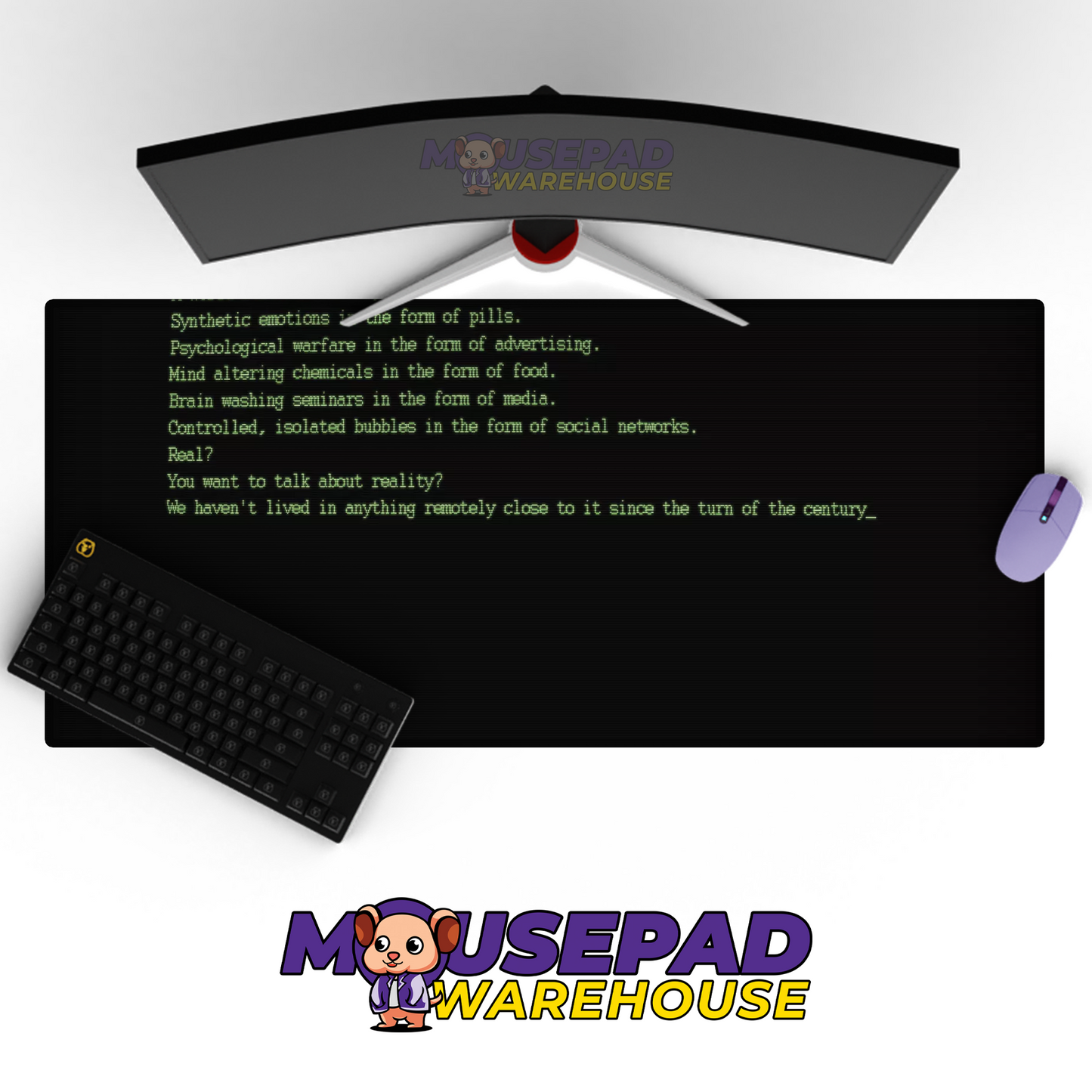 Mr Robot V11 Mousepad Mockup