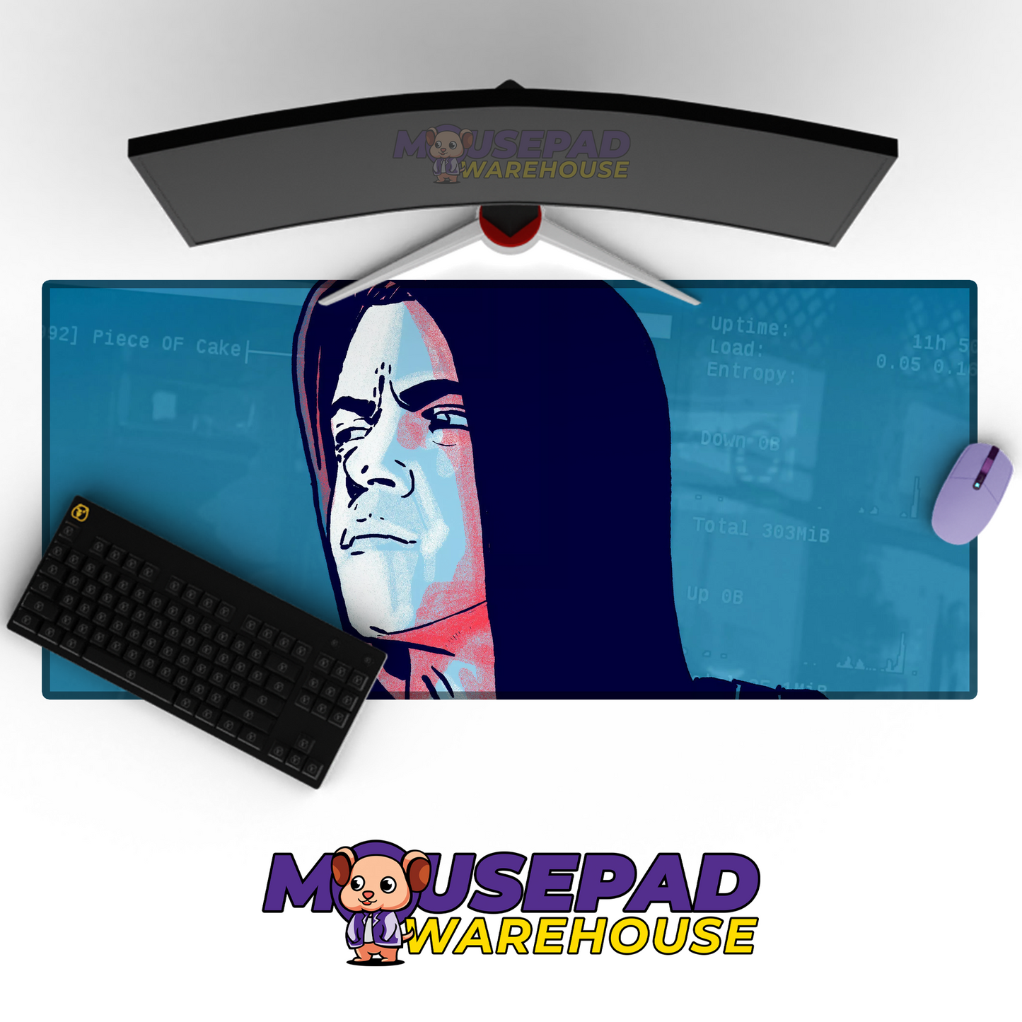Mr Robot V12 Mousepad Mockup