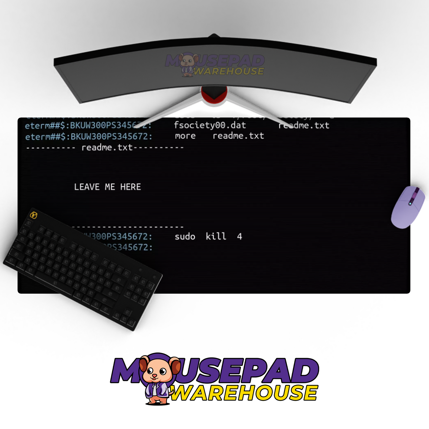 Mr Robot V17 Mousepad Mockup