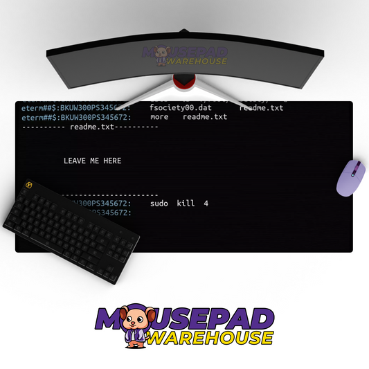 Mr Robot V17 Mousepad Mockup