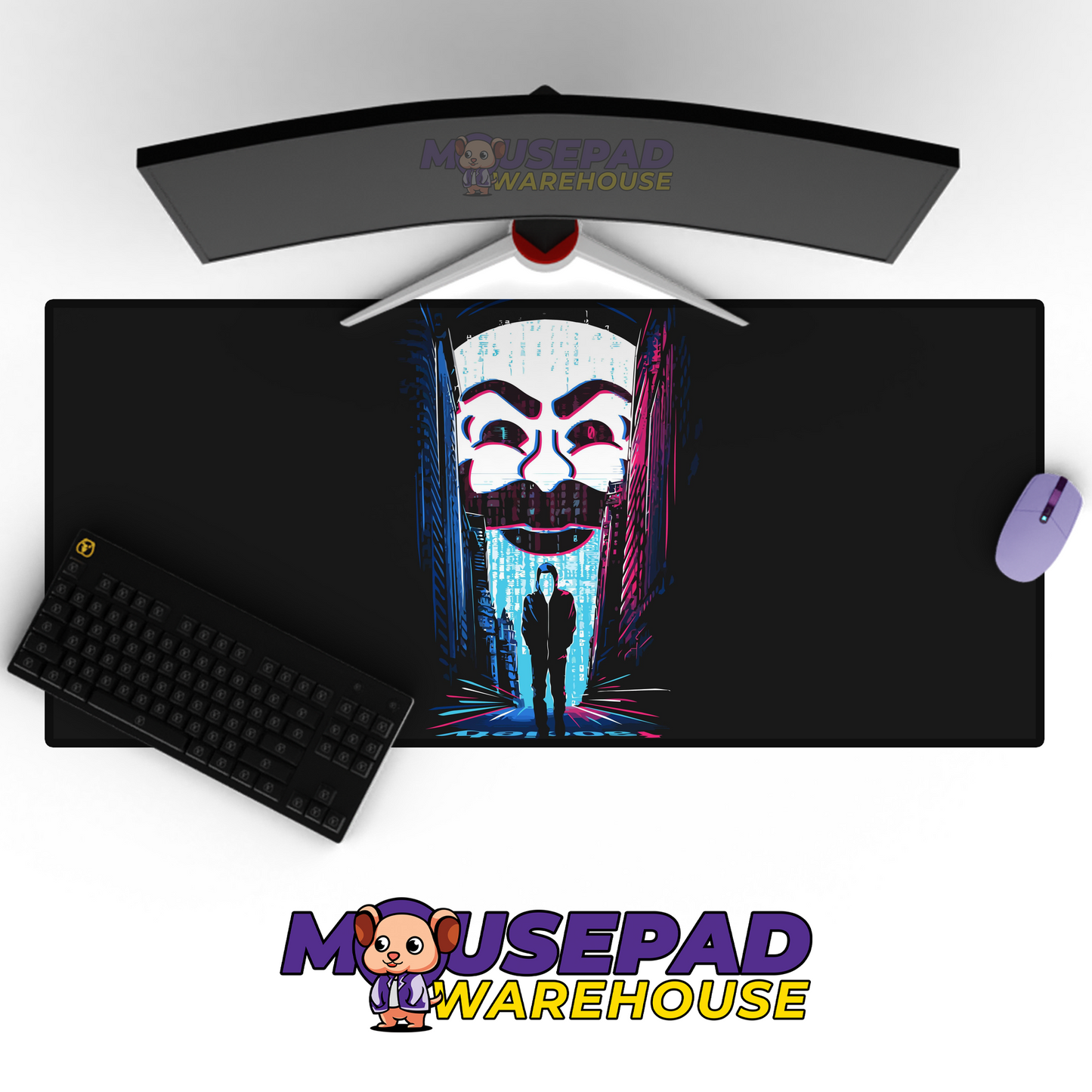 Mr Robot V28 Mousepad Mockup