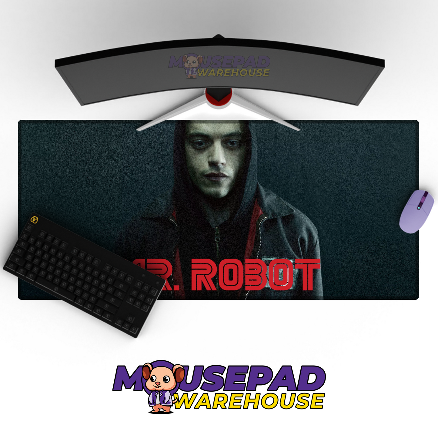 Mr Robot V29 Mousepad Mockup