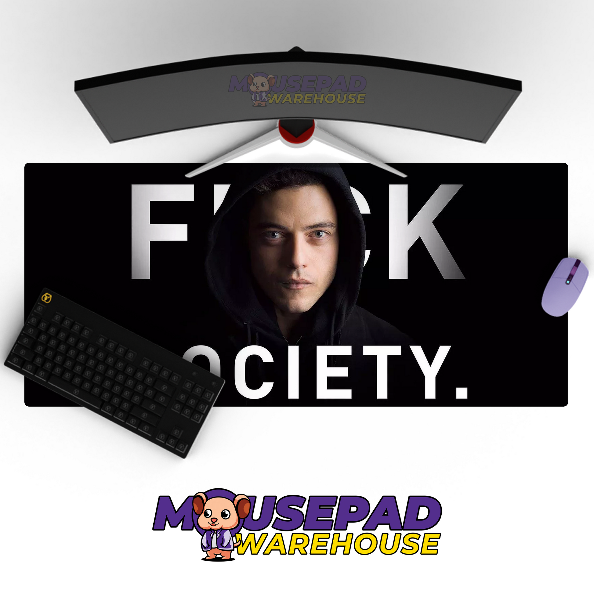 Mr Robot V34 Mousepad Mockup