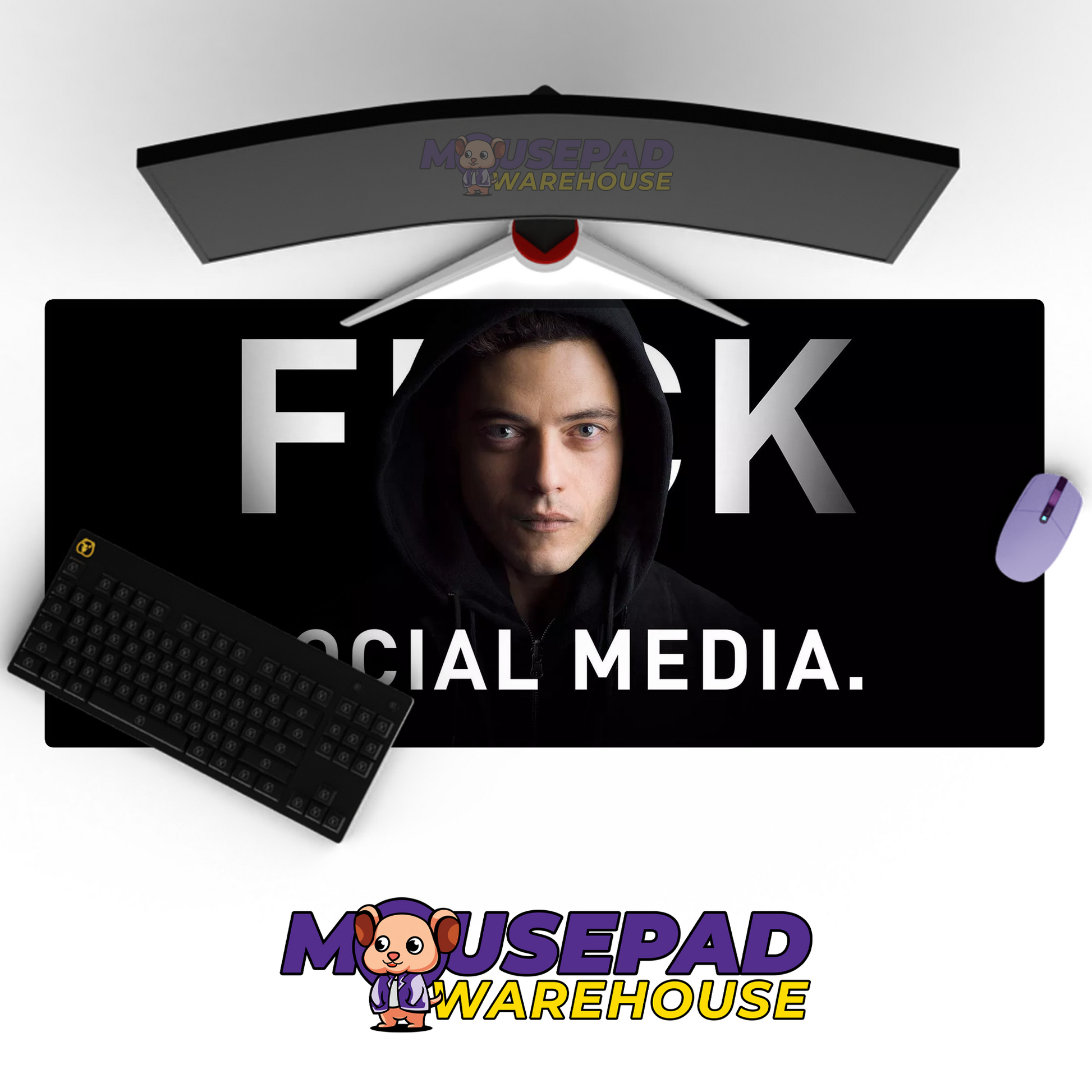 Mr Robot V39 Mousepad Mockup